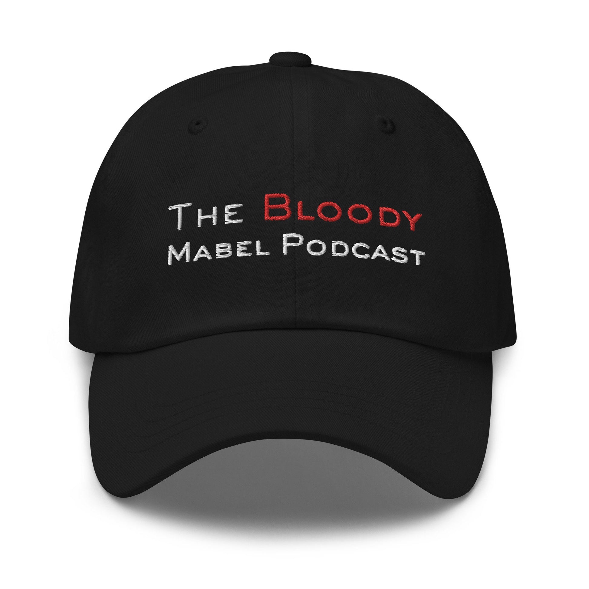 The Bloody Mabel Podcast Hat - OMITB Fan Gift - Only Murders In the Building Cotton Embroidered Cap - Multiple Colors