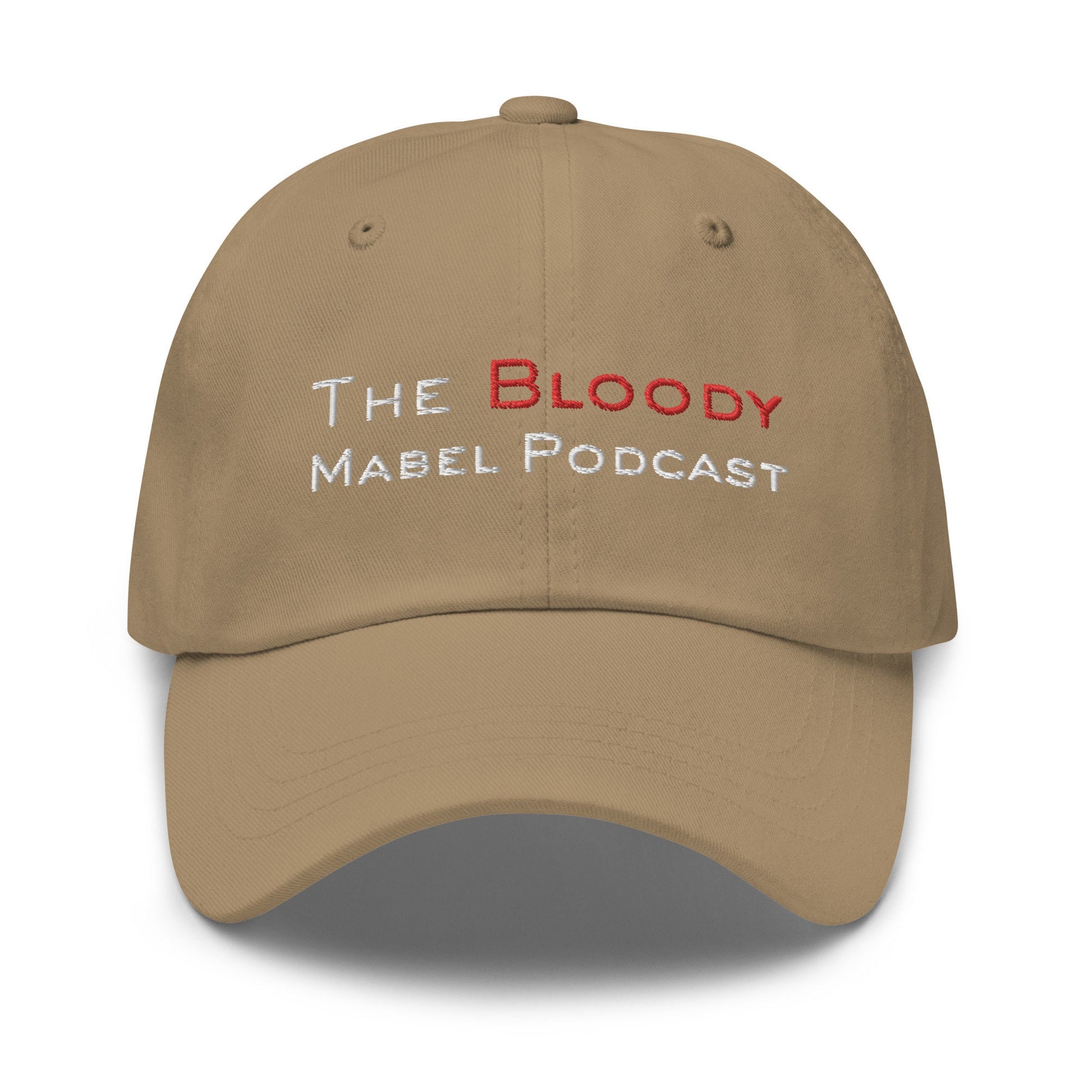 The Bloody Mabel Podcast Hat - OMITB Fan Gift - Only Murders In the Building Cotton Embroidered Cap - Multiple Colors