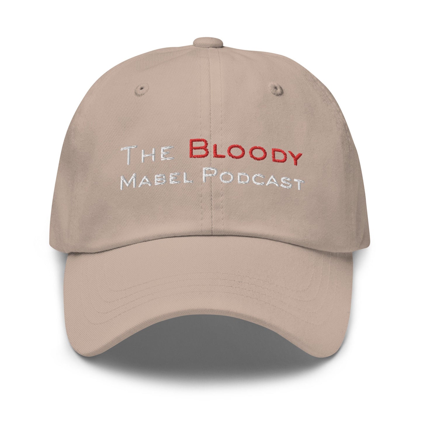 The Bloody Mabel Podcast Hat - OMITB Fan Gift - Only Murders In the Building Cotton Embroidered Cap - Multiple Colors