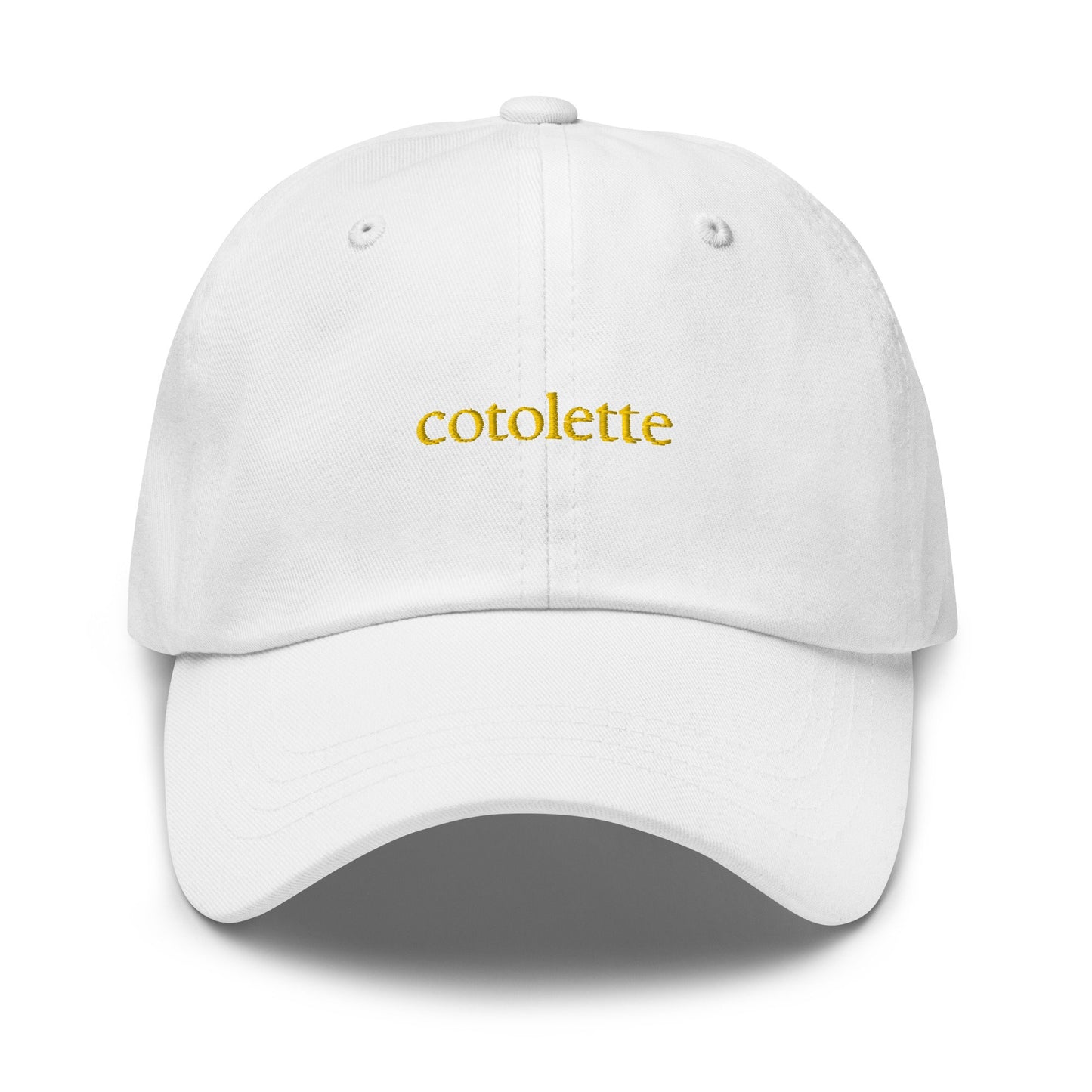 Cotolette Dad Hat - Gift for Italian pasta lovers - Cotton embroidered Cap