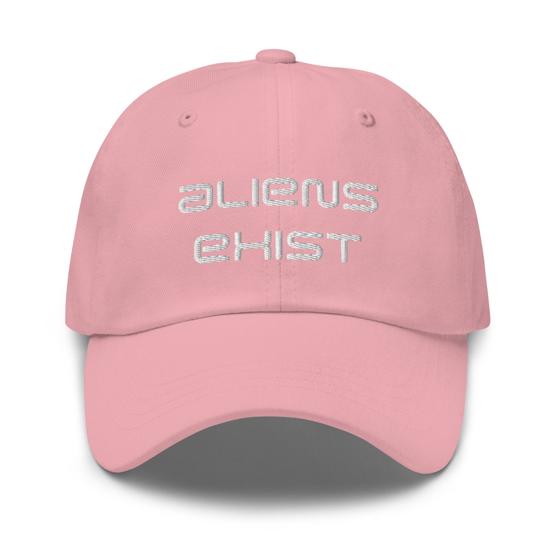 Aliens Exist Hat - Embroidered Cotton Cap - Multiple Colors