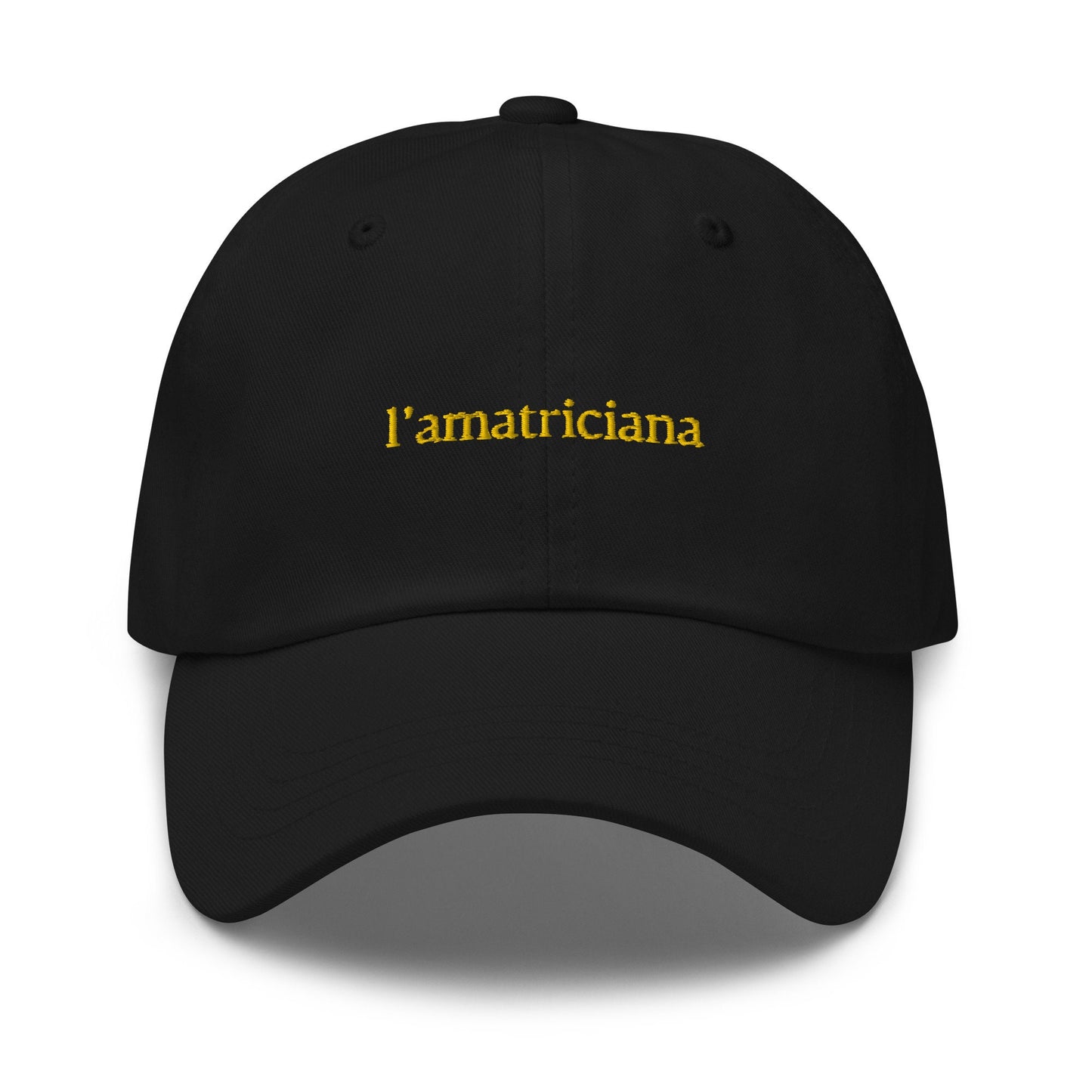 L’Amatriciana Dad Hat - Gift for Italian pasta lovers - Cotton embroidered Cap