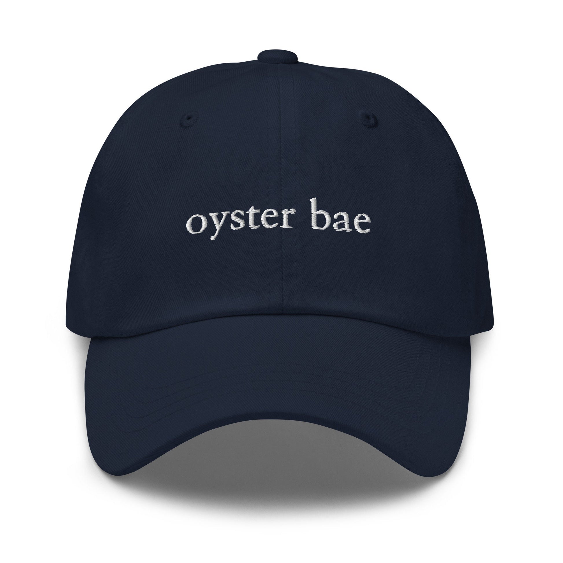 Oyster Hat - Funny Gift - Oyster Bae - Seafood Lover Gift - Multiple Colors - Cotton Embroidered Cap