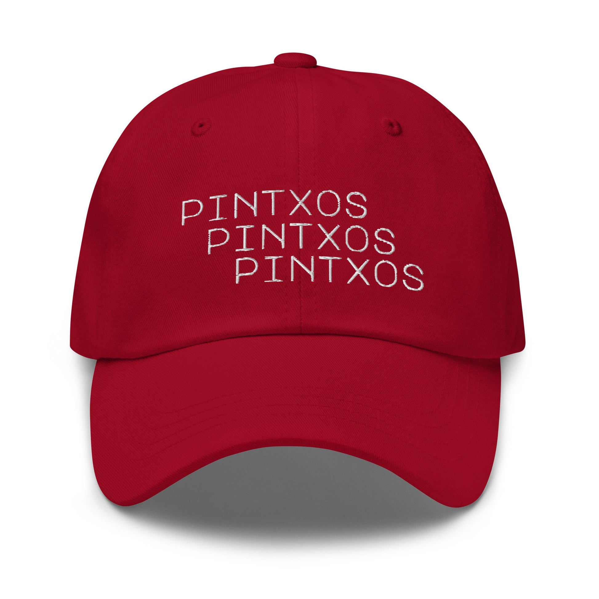 Pintxos Hat - Spanish Tapas - Food Gift - Cotton Embroidered Dad Cap