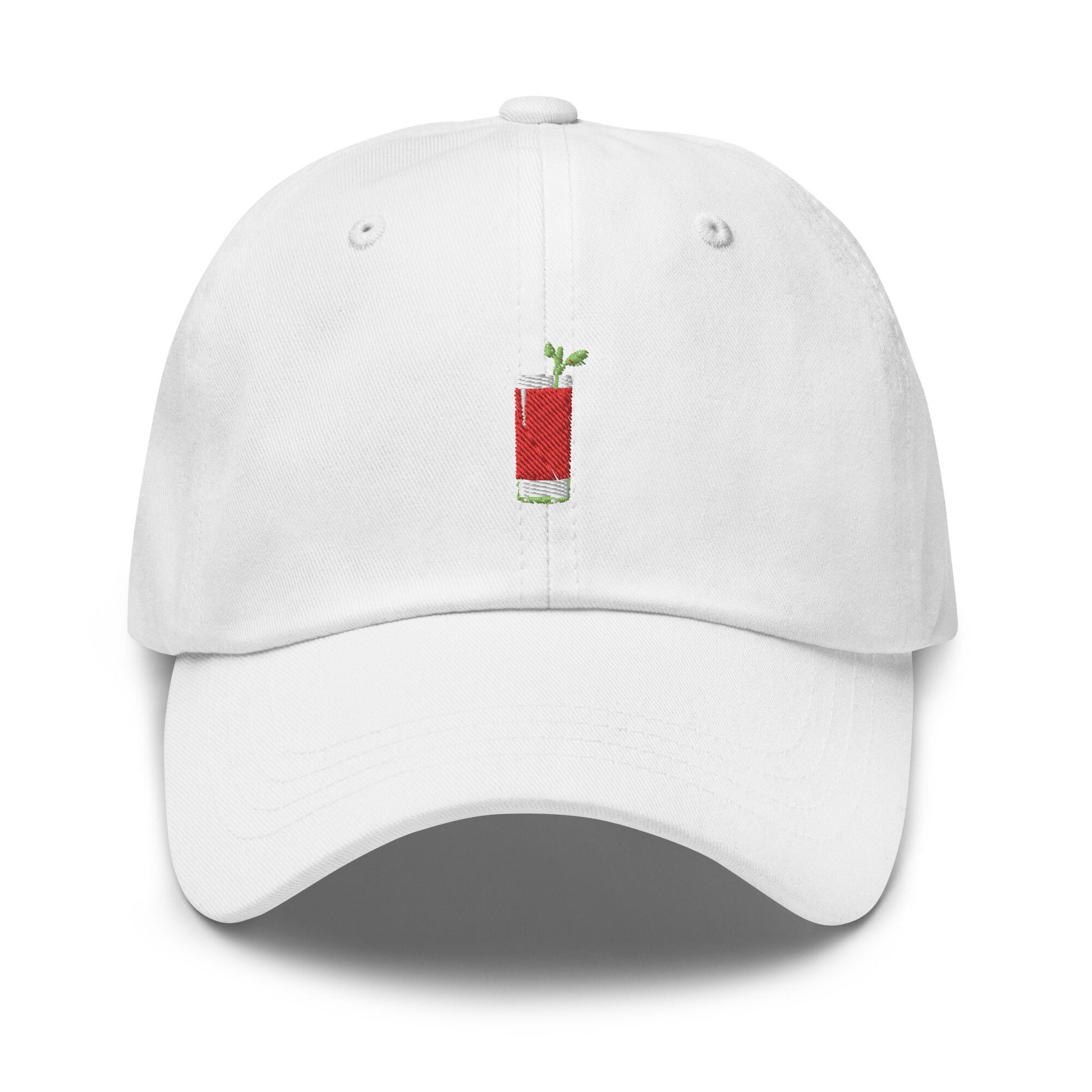 Caesar Bloody Mary Dad Hat - Gift for Cocktail Lovers - Primary Color Way - Cotton Embroidered Cap