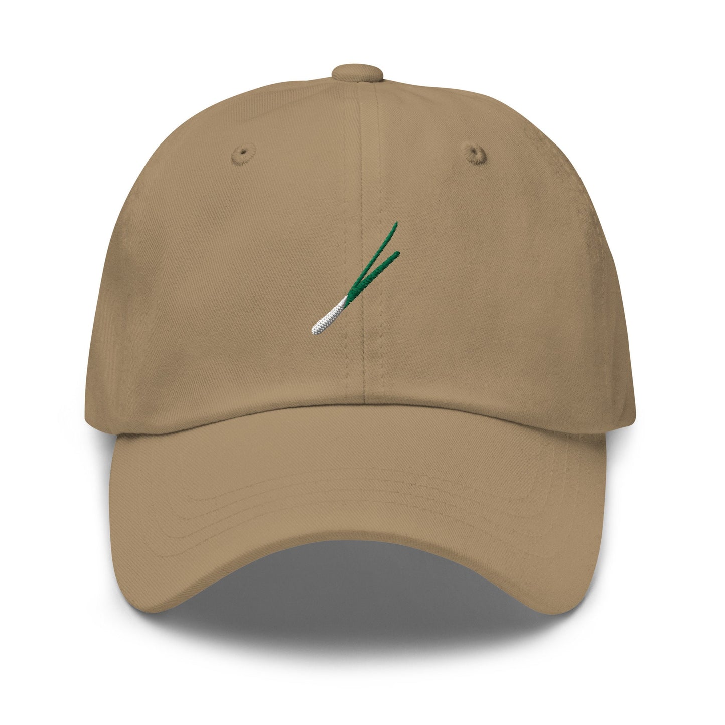 Green Onion Hat - Scallion - Foodie Gift - Multiple Colors - Cotton Embroidered Cap