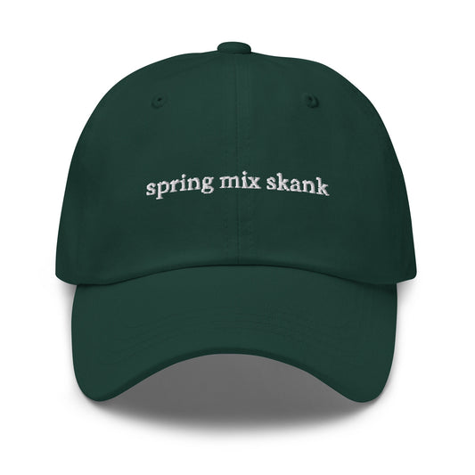 Spring Mix Hat - For Salad Hoes and Lettuce Bros - Funny Gift - Gift Cotton Embroidered Cap - Multiple Colors