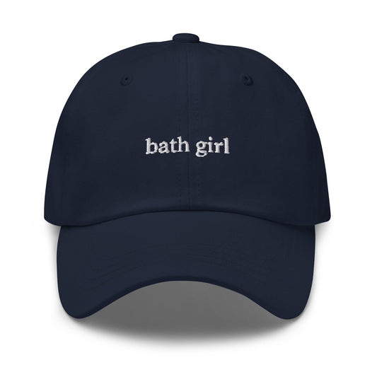 Bath Girl Hat - For those Who Love to Bathe in Bubbles - Multiple Colors - Cotton Embroidered Baseball Cap