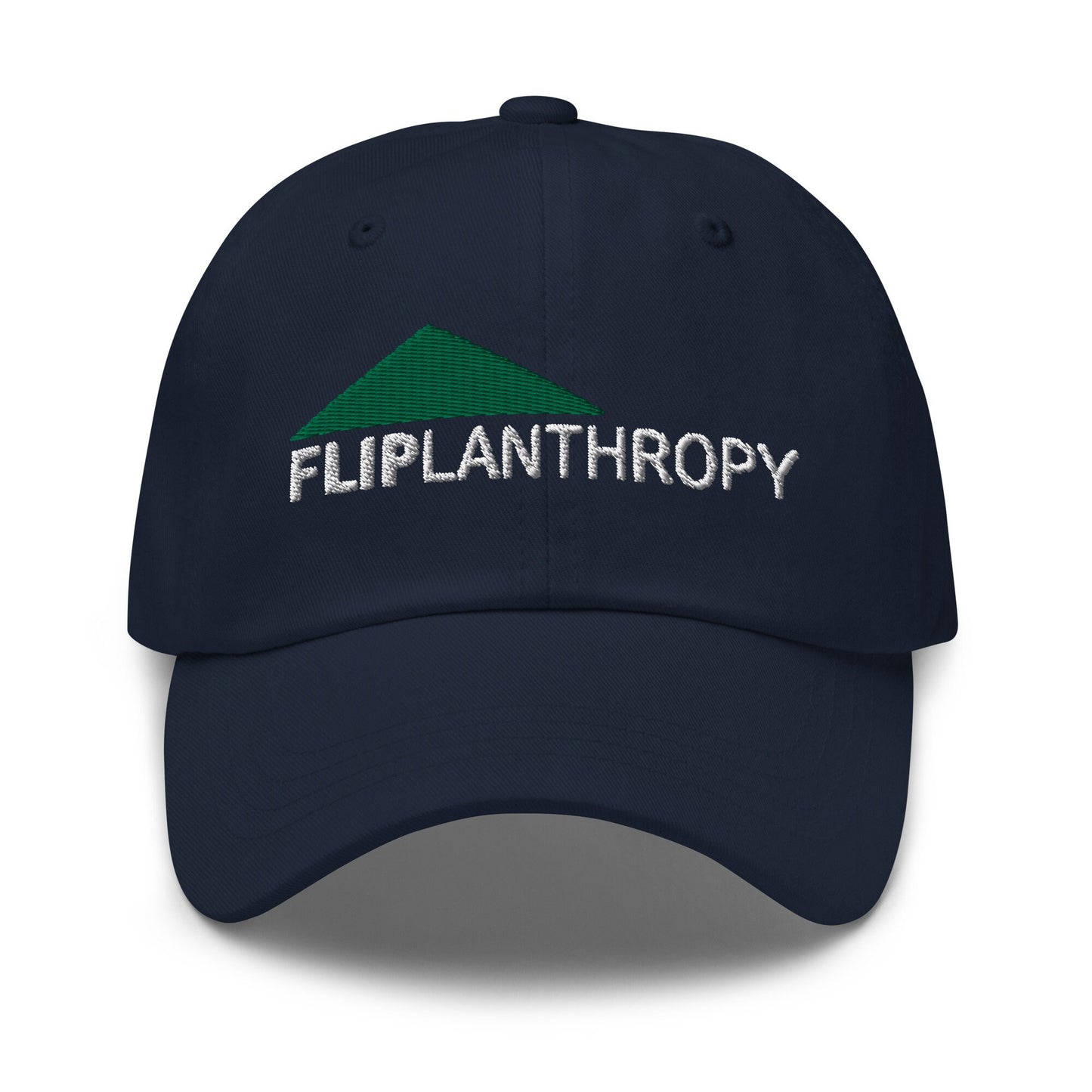 Fliplanthropy Hat - Nathan Fielder - Emma Stone - The Curse Tv Show Inspired Gift - Multiple Colors - Cotton Embroidered Baseball Cap