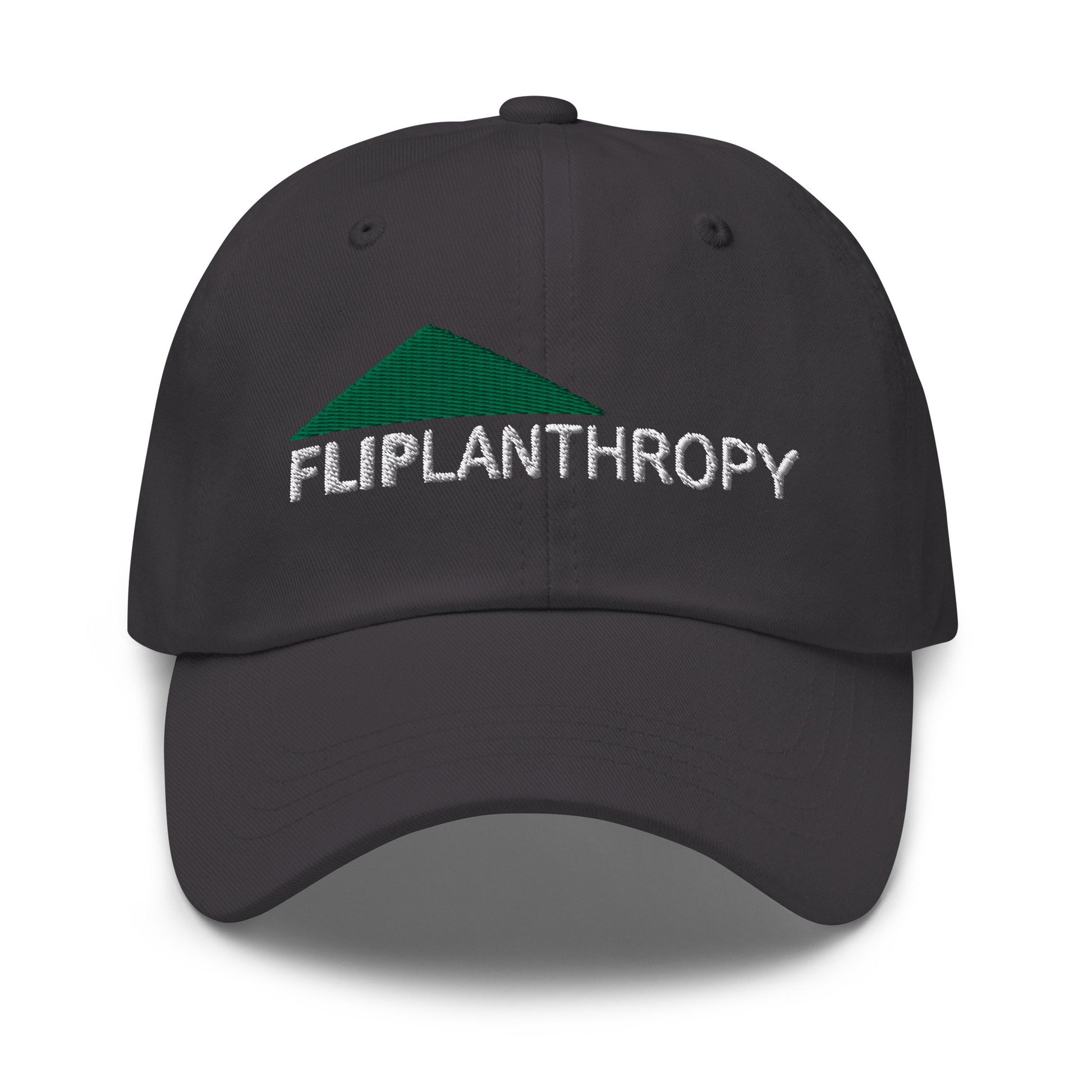 Fliplanthropy Hat - Nathan Fielder - Emma Stone - The Curse Tv Show Inspired Gift - Multiple Colors - Cotton Embroidered Baseball Cap