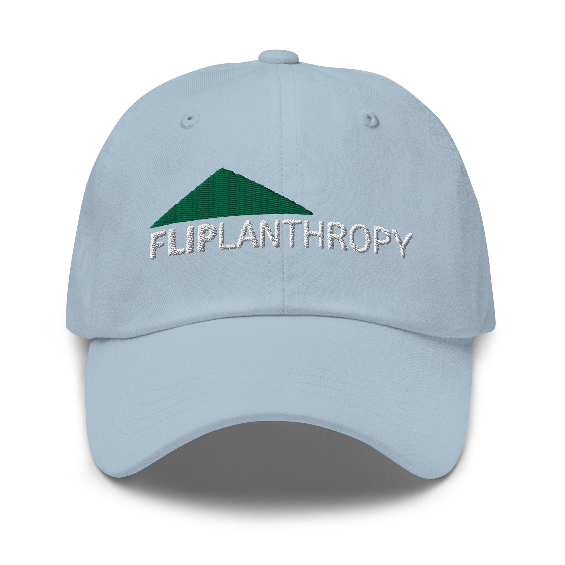 Fliplanthropy Hat - Nathan Fielder - Emma Stone - The Curse Tv Show Inspired Gift - Multiple Colors - Cotton Embroidered Baseball Cap