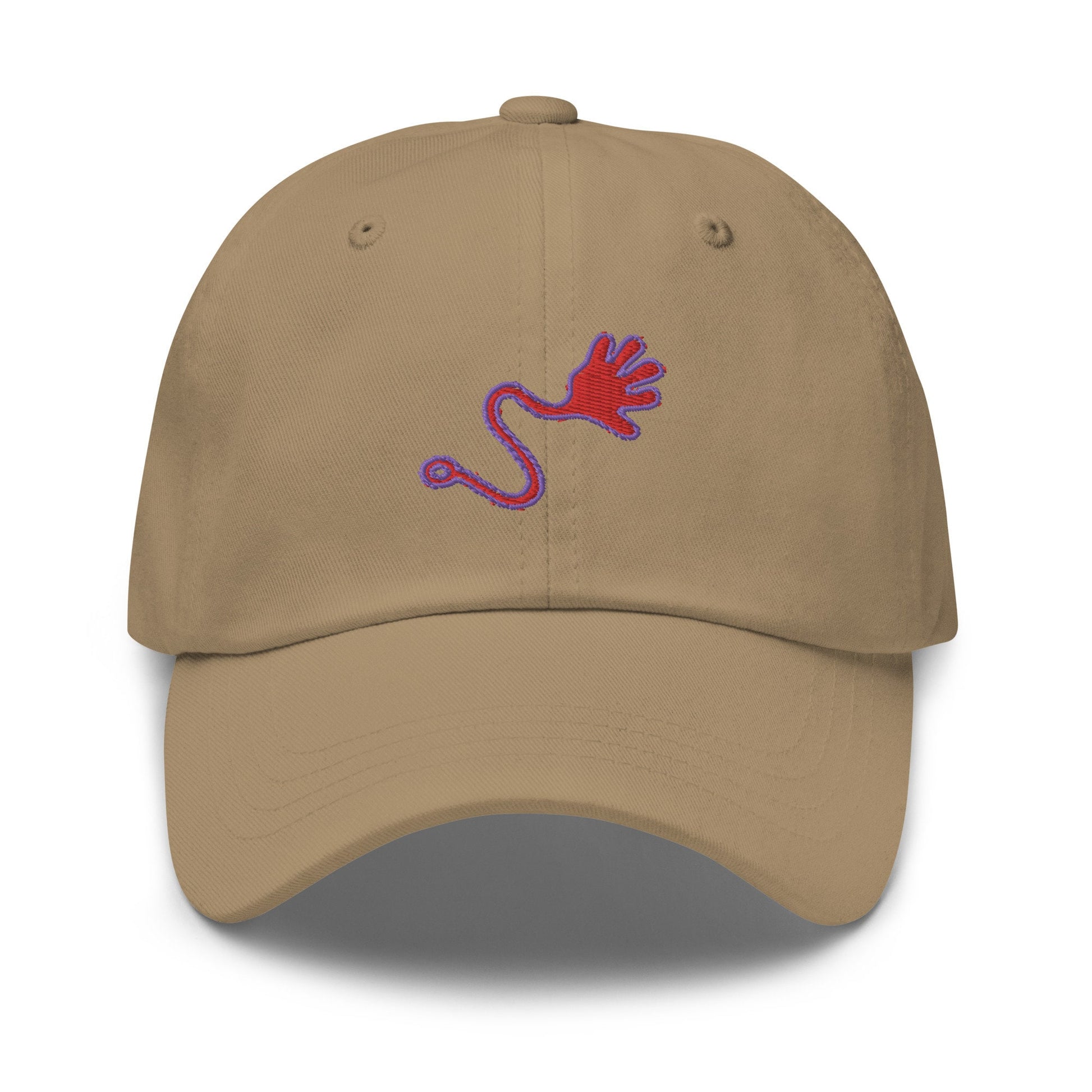 Sticky Hand Hat - Nostalgic Slime Gift - Cotton Embroidered Baseball Cap - Multiple colors