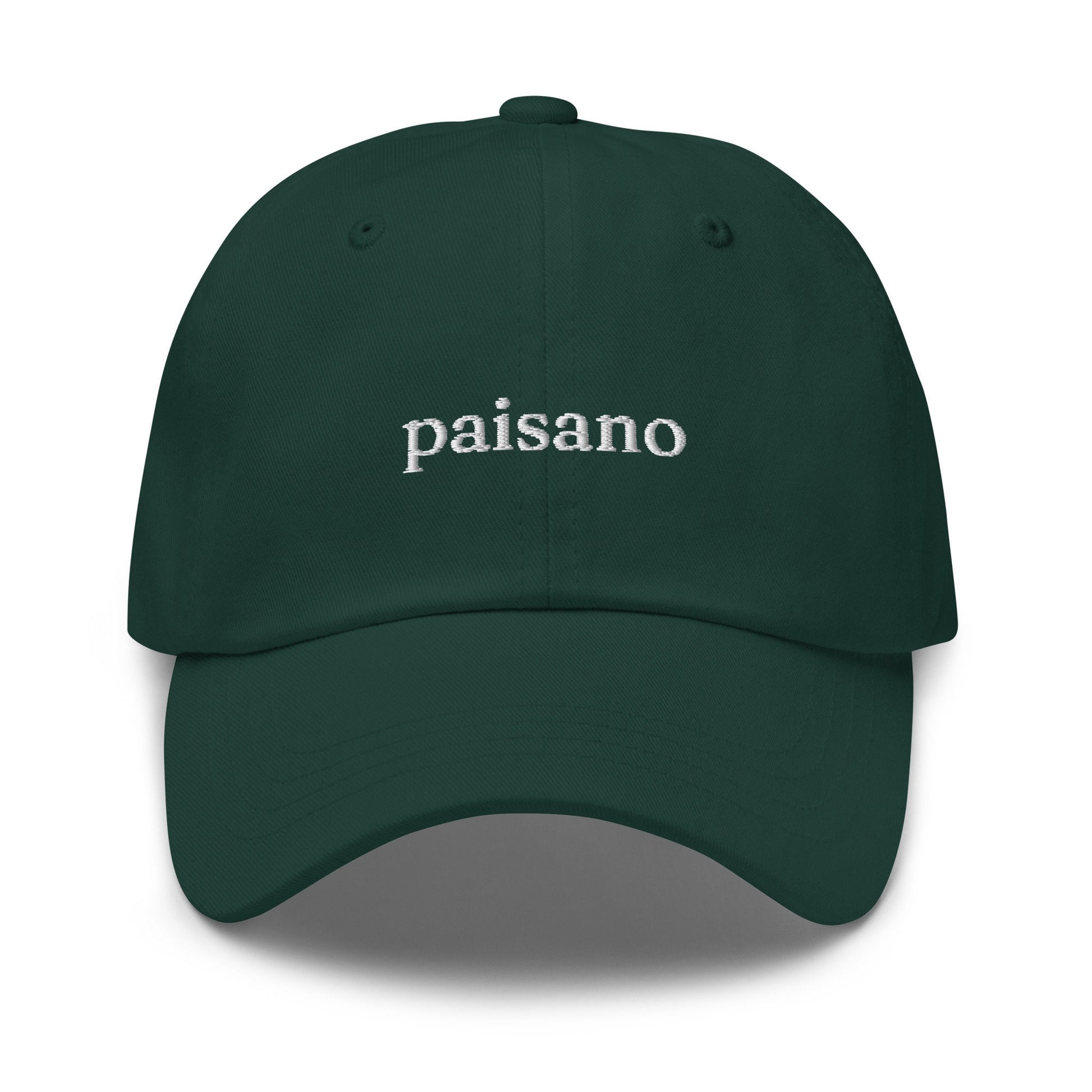 Paisano Hat - Italian Friend Hat - Cotton Embroidered Baseball Cap - Multiple Colors