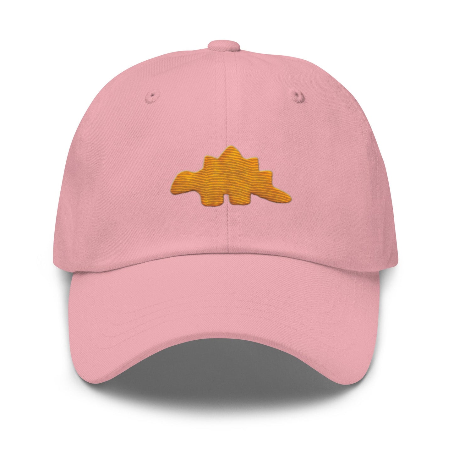 Dino Nugget Hat - Stegosaurus Chicken Nugget - Tendies - Cotton Embroidered Baseball Cap - Multiple Colors