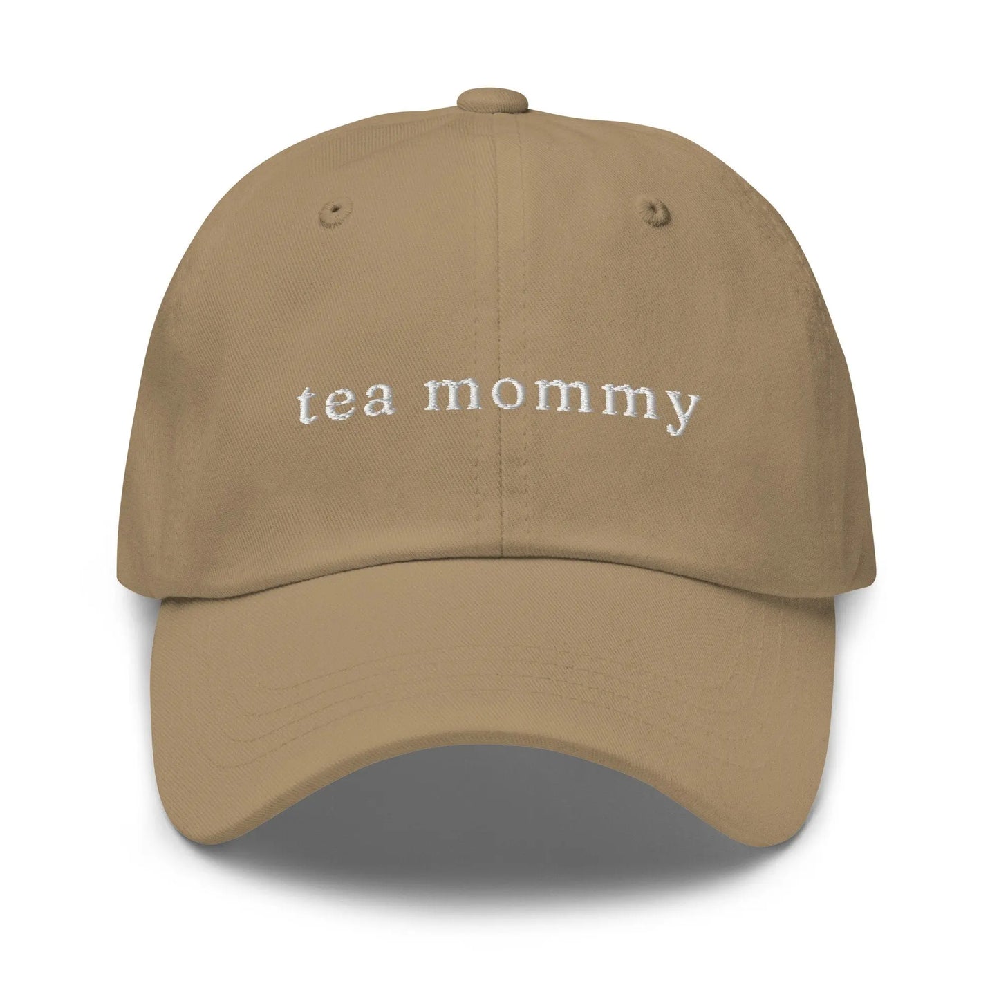 Tea mommy Hat - Gift for Steepers and Tea Drinkers - Cotton Embroidered Baseball Cap - Multiple Colors