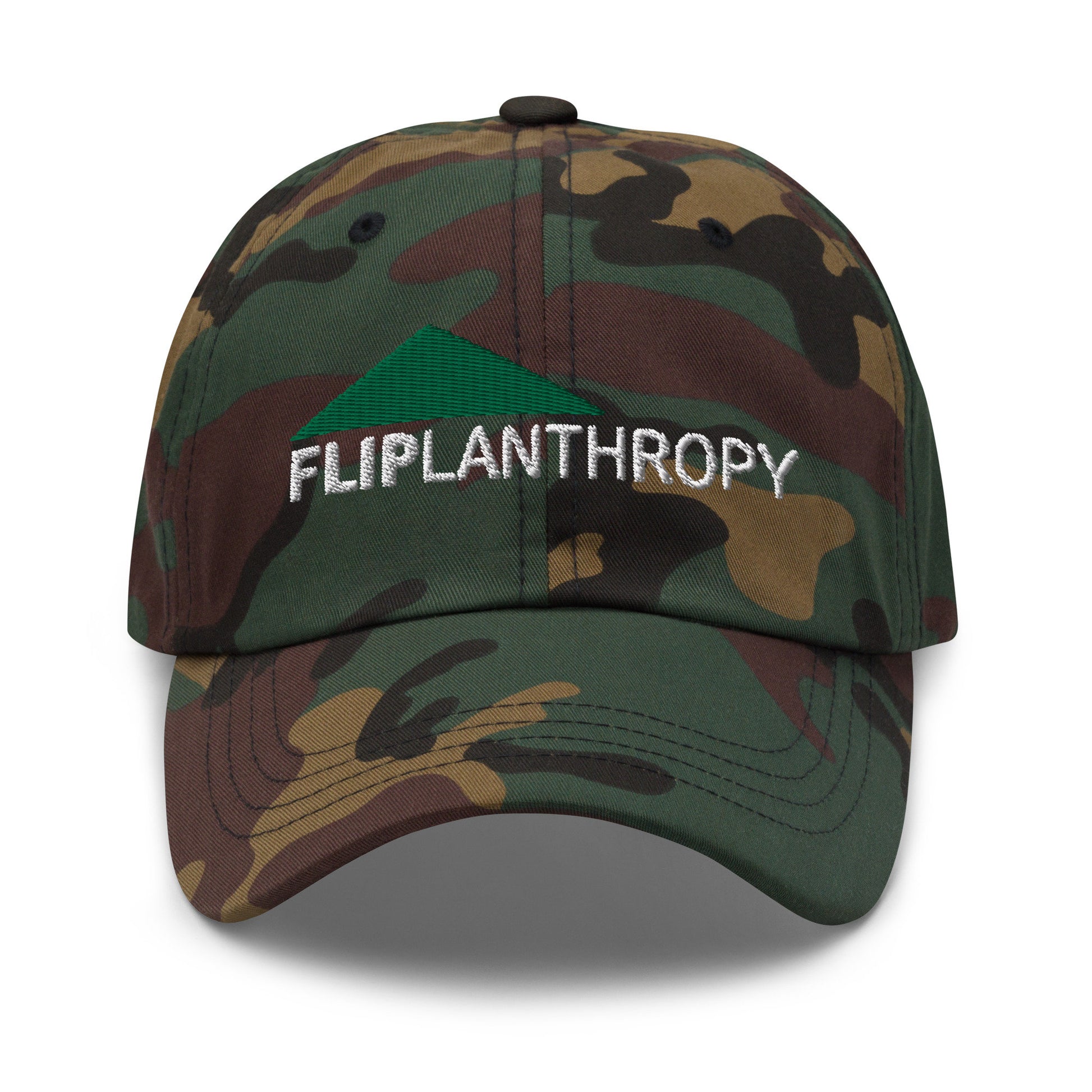 Fliplanthropy Hat - Nathan Fielder - Emma Stone - The Curse Tv Show Inspired Gift - Multiple Colors - Cotton Embroidered Baseball Cap