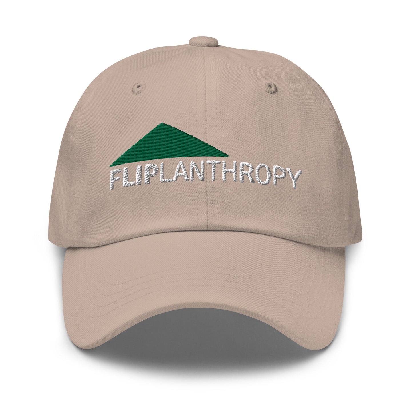 Fliplanthropy Hat - Nathan Fielder - Emma Stone - The Curse Tv Show Inspired Gift - Multiple Colors - Cotton Embroidered Baseball Cap