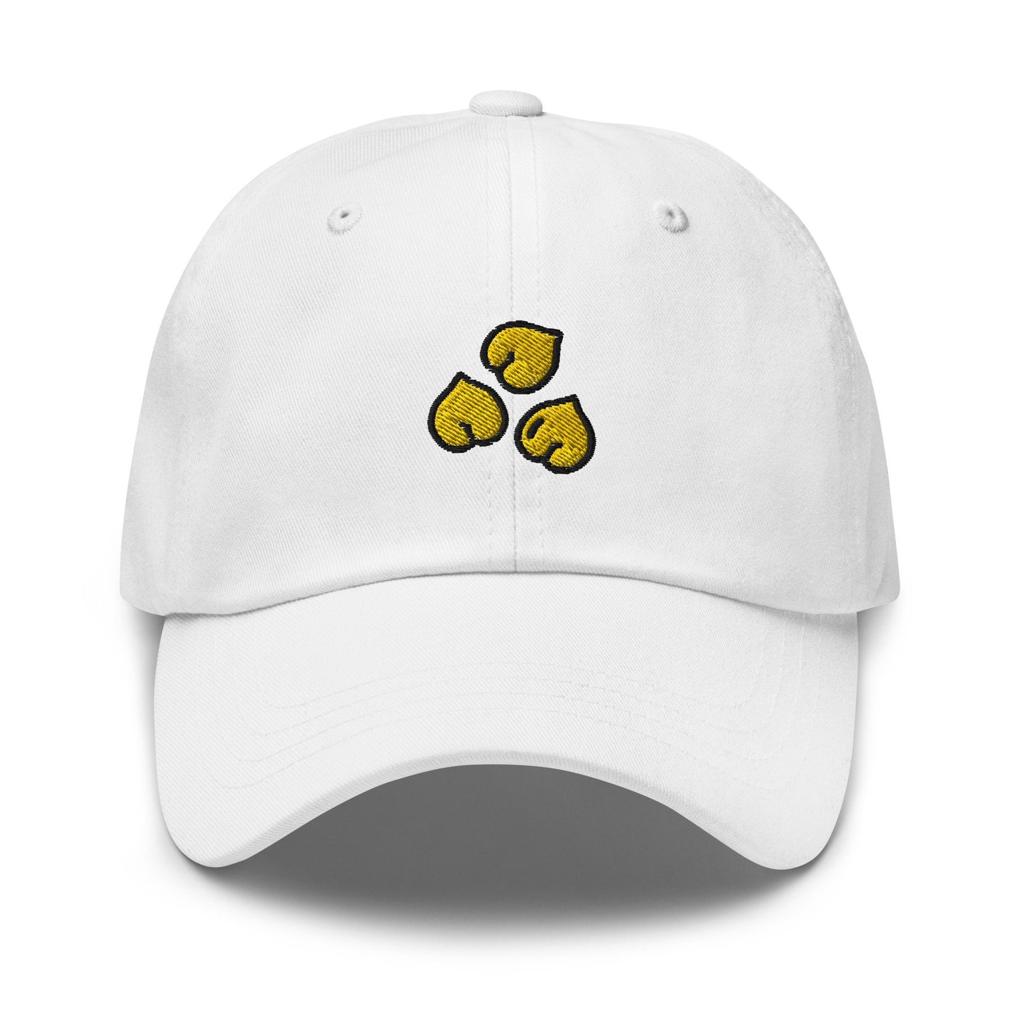 Chickpea Hat - Gift for Hummus Lovers - Cotton Embroidered Baseball Cap - Multiple Colors