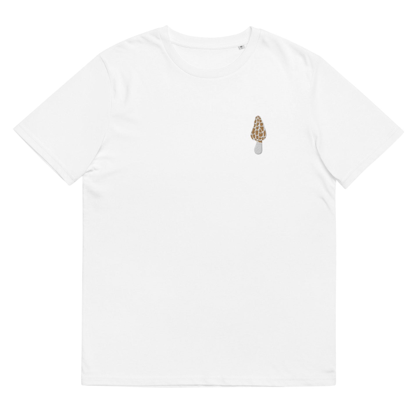 Morel T Shirt - Gift for Fungus Fans - Minimalist Embroidered Shirt - Multiple Colours