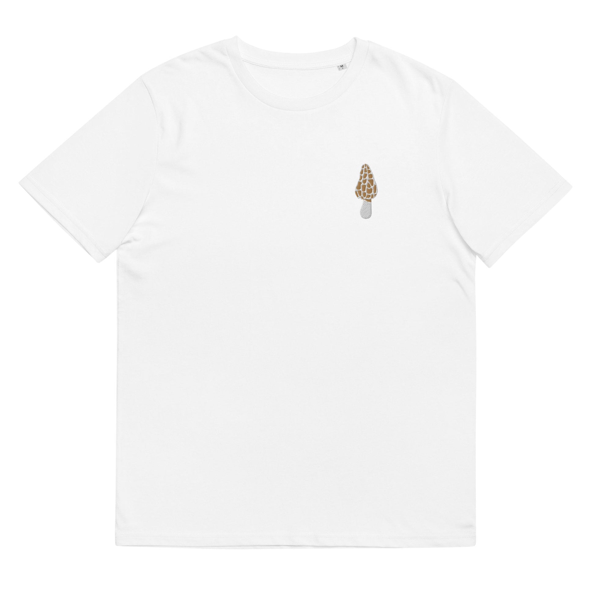 Morel T Shirt - Gift for Fungus Fans - Minimalist Embroidered Shirt - Multiple Colours