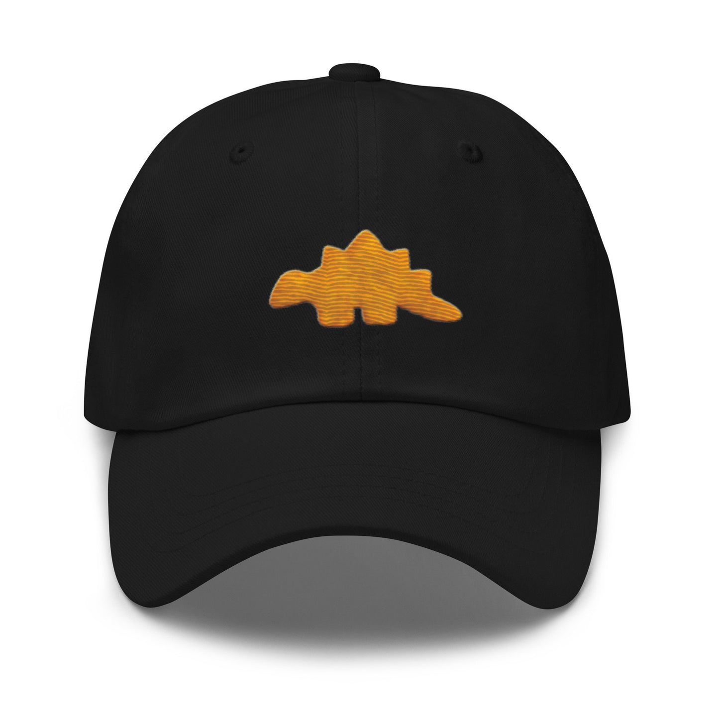 Dino Nugget Hat - Stegosaurus Chicken Nugget - Tendies - Cotton Embroidered Baseball Cap - Multiple Colors