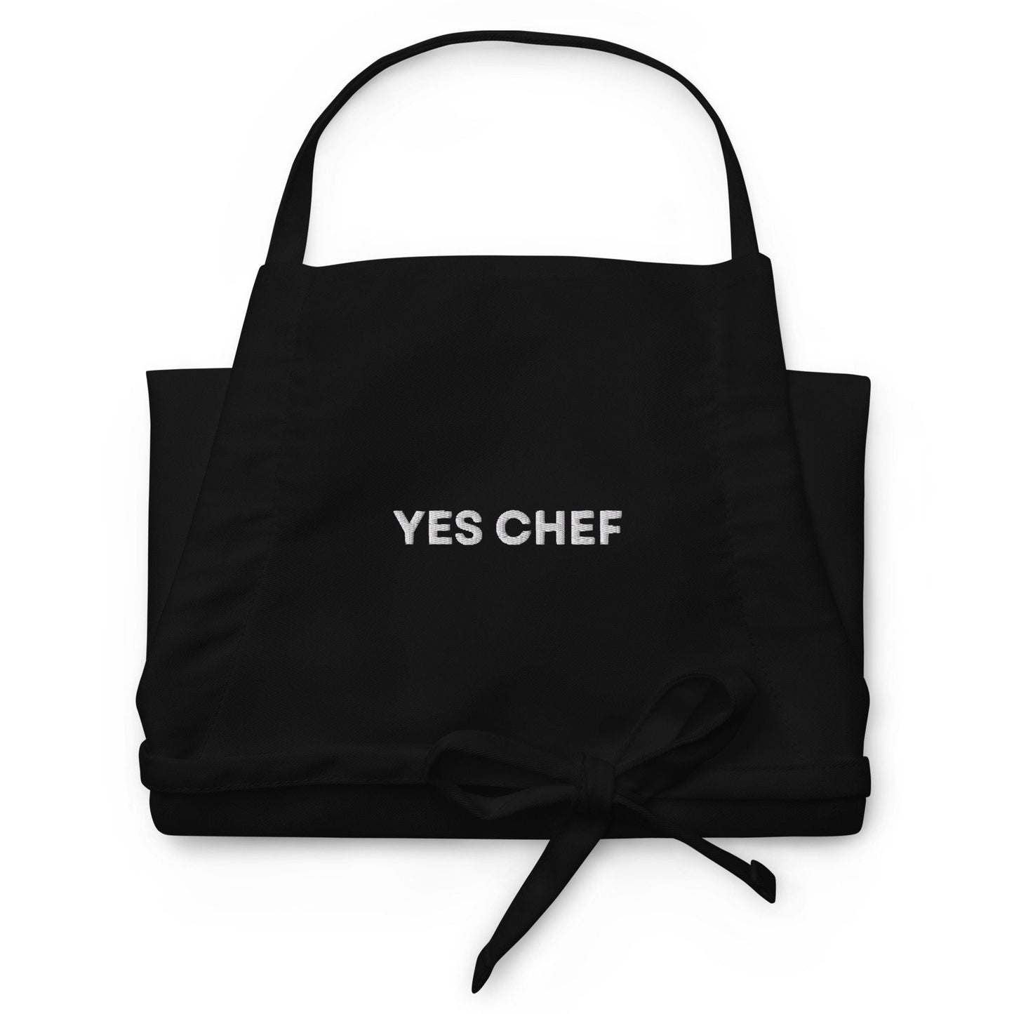 Yes Chef Apron - The Bear Fan Merch - Embroidered Cotton Apron