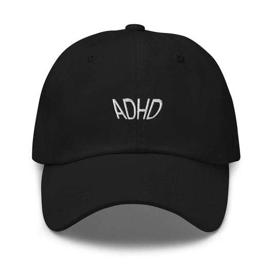 ADHD Hat - Mental Health Gift - Embroidered Baseball Cap Dad Hat
