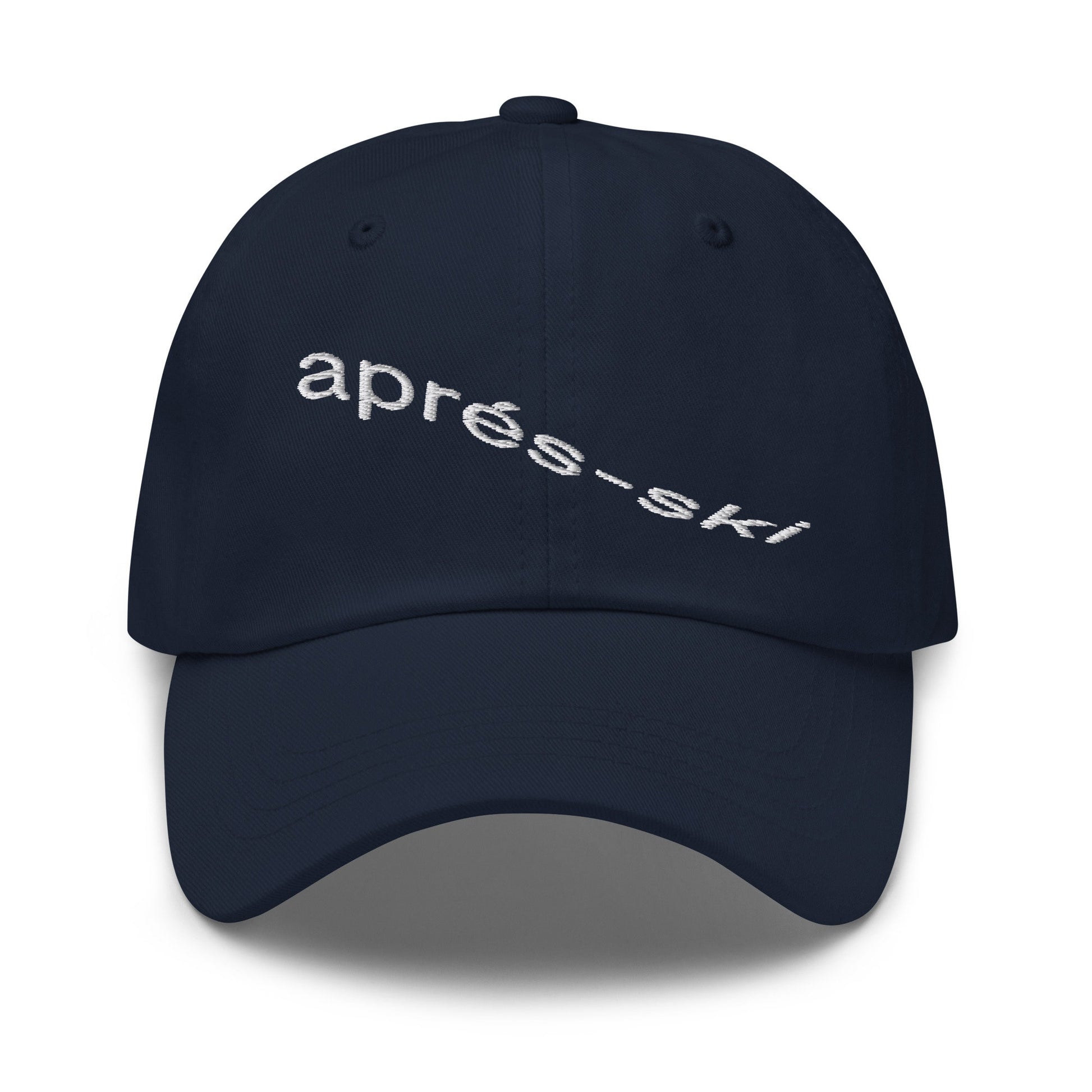 Aprés Ski Hat - Funny Ski Merch - Cotton Embroidered Cap - Multiple Colors