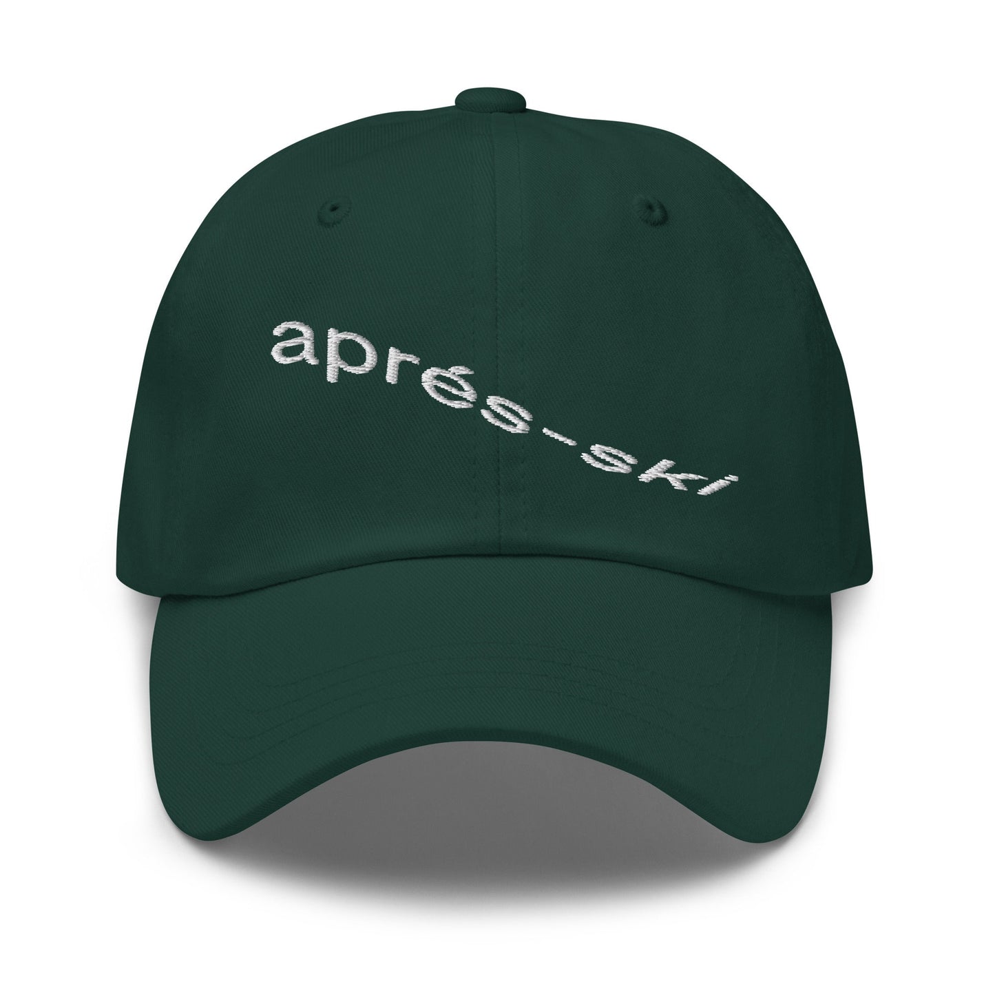 Aprés Ski Hat - Funny Ski Merch - Cotton Embroidered Cap - Multiple Colors