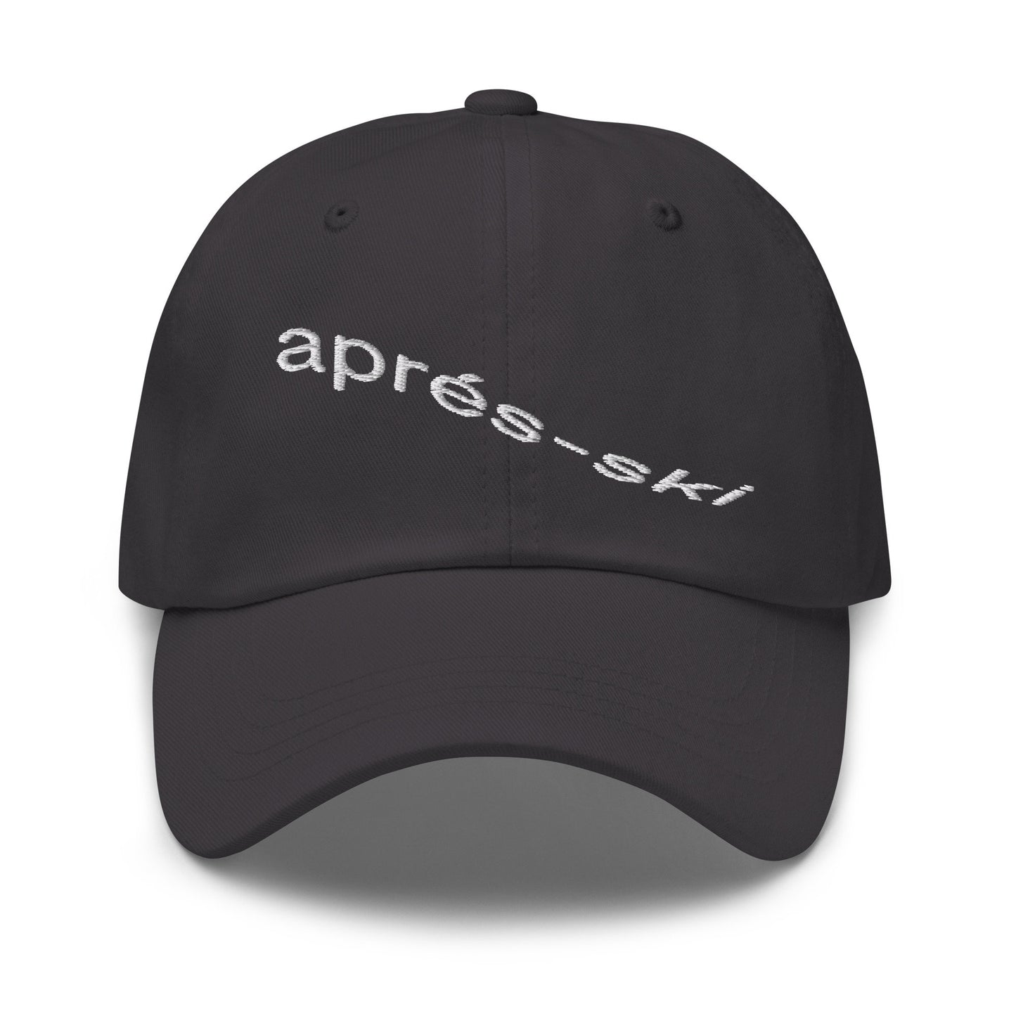 Aprés Ski Hat - Funny Ski Merch - Cotton Embroidered Cap - Multiple Colors