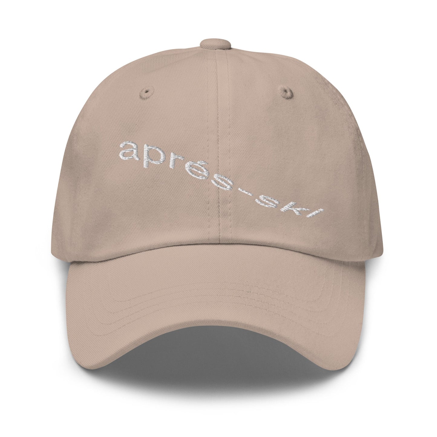 Aprés Ski Hat - Funny Ski Merch - Cotton Embroidered Cap - Multiple Colors