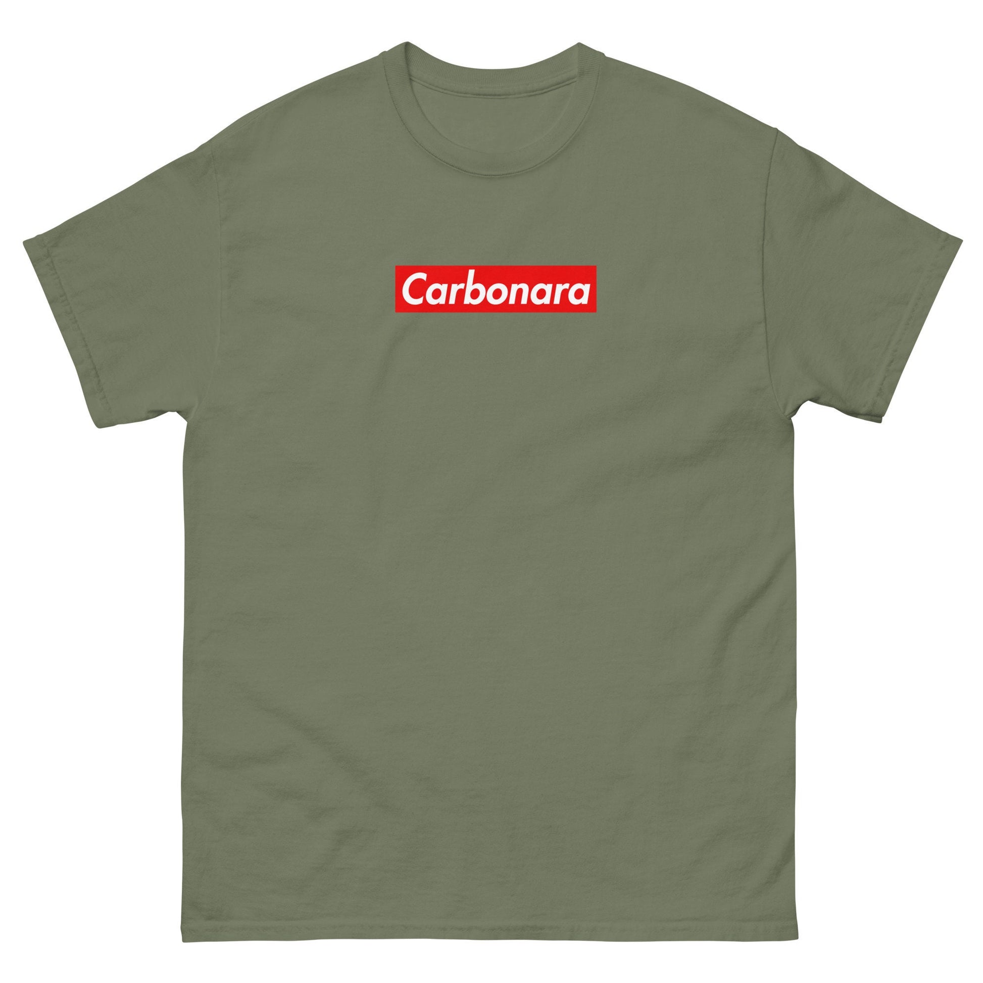 Carbonara T Shirt - Carbonara Pasta Fan Gift - Classic Fit Tee - Multiple Colors