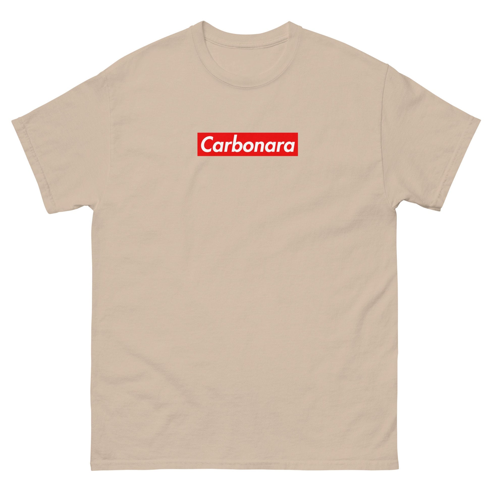 Carbonara T Shirt - Carbonara Pasta Fan Gift - Classic Fit Tee - Multiple Colors