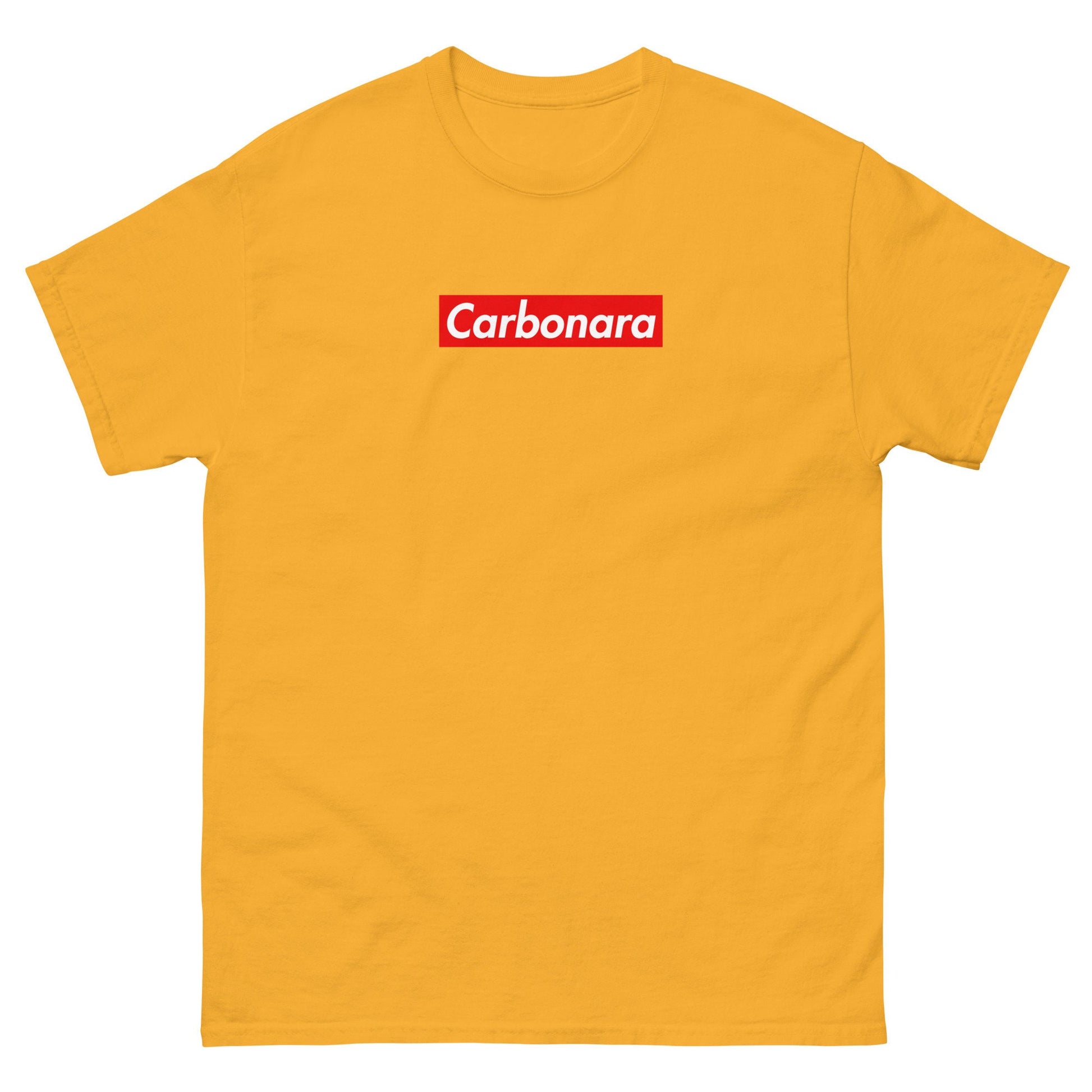 Carbonara T Shirt - Carbonara Pasta Fan Gift - Classic Fit Tee - Multiple Colors