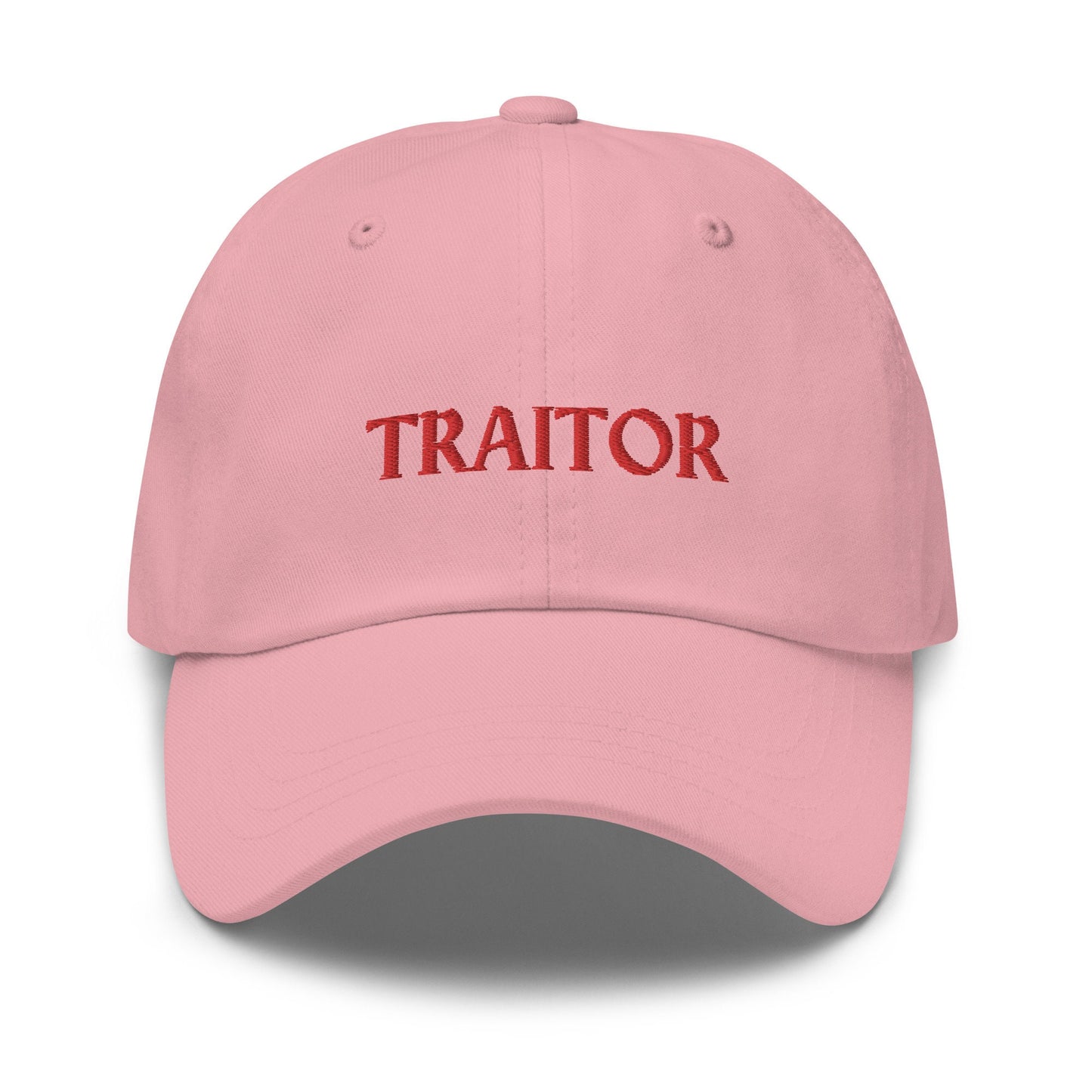 Traitor Hat - The Traitors TV Show Fan Merch - Chelsea & Jimmy - Season 6 Merch - Cotton Embroidered Cap - Multiple Colors