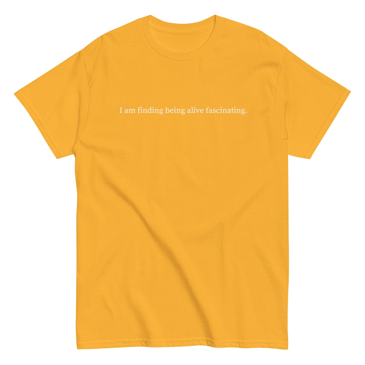 Poor Things T Shirt - I am finding being alive fascinating - Yorgos Lanthimos Film Fans - Cotton Printed Tee - Multiple Colors