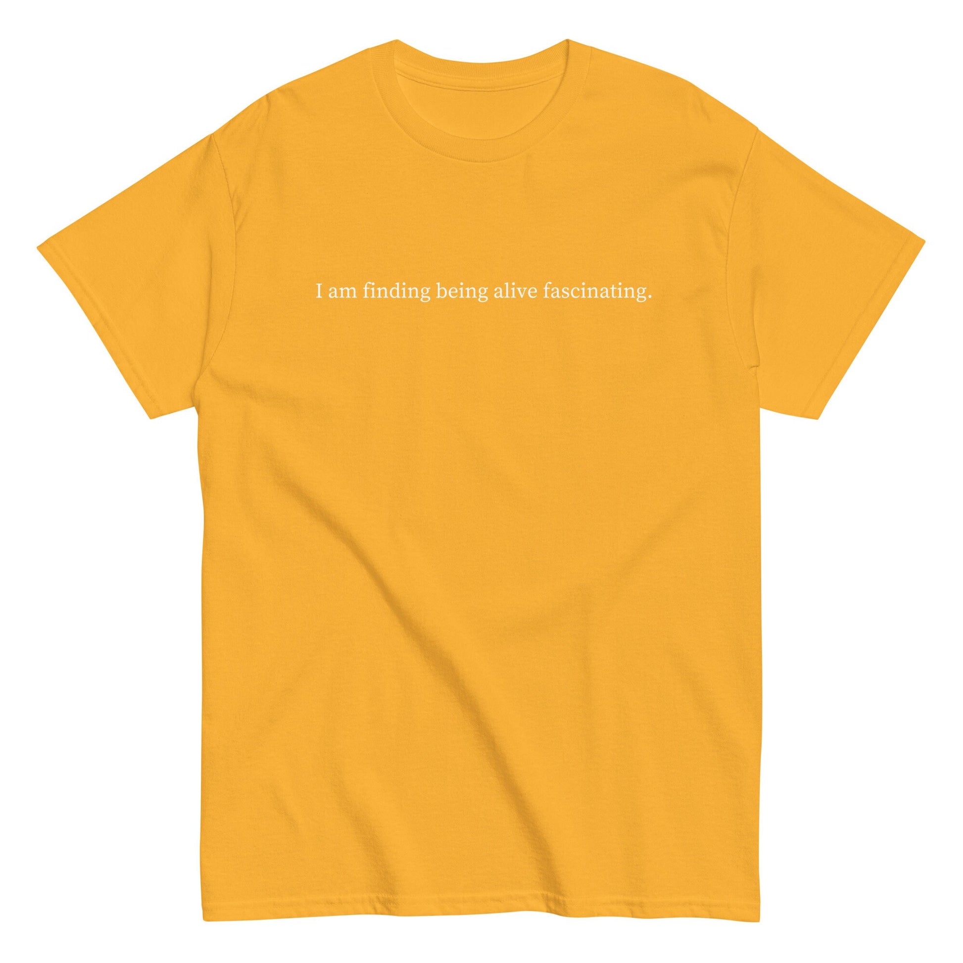 Poor Things T Shirt - I am finding being alive fascinating - Yorgos Lanthimos Film Fans - Cotton Printed Tee - Multiple Colors