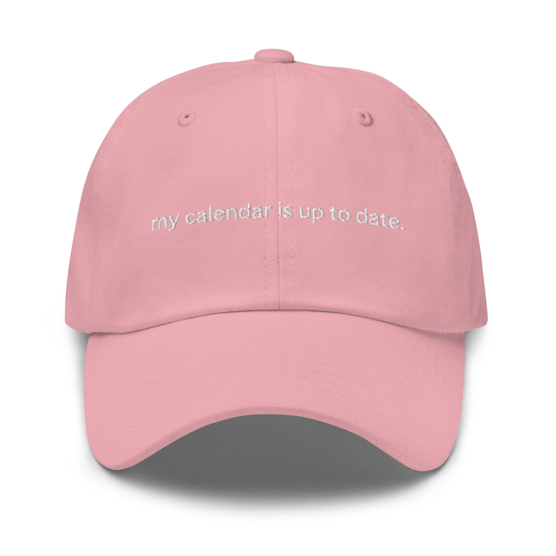 Calendar Hat - Corporate Humour - Cotton Embroidered Cap - Multiple Colors