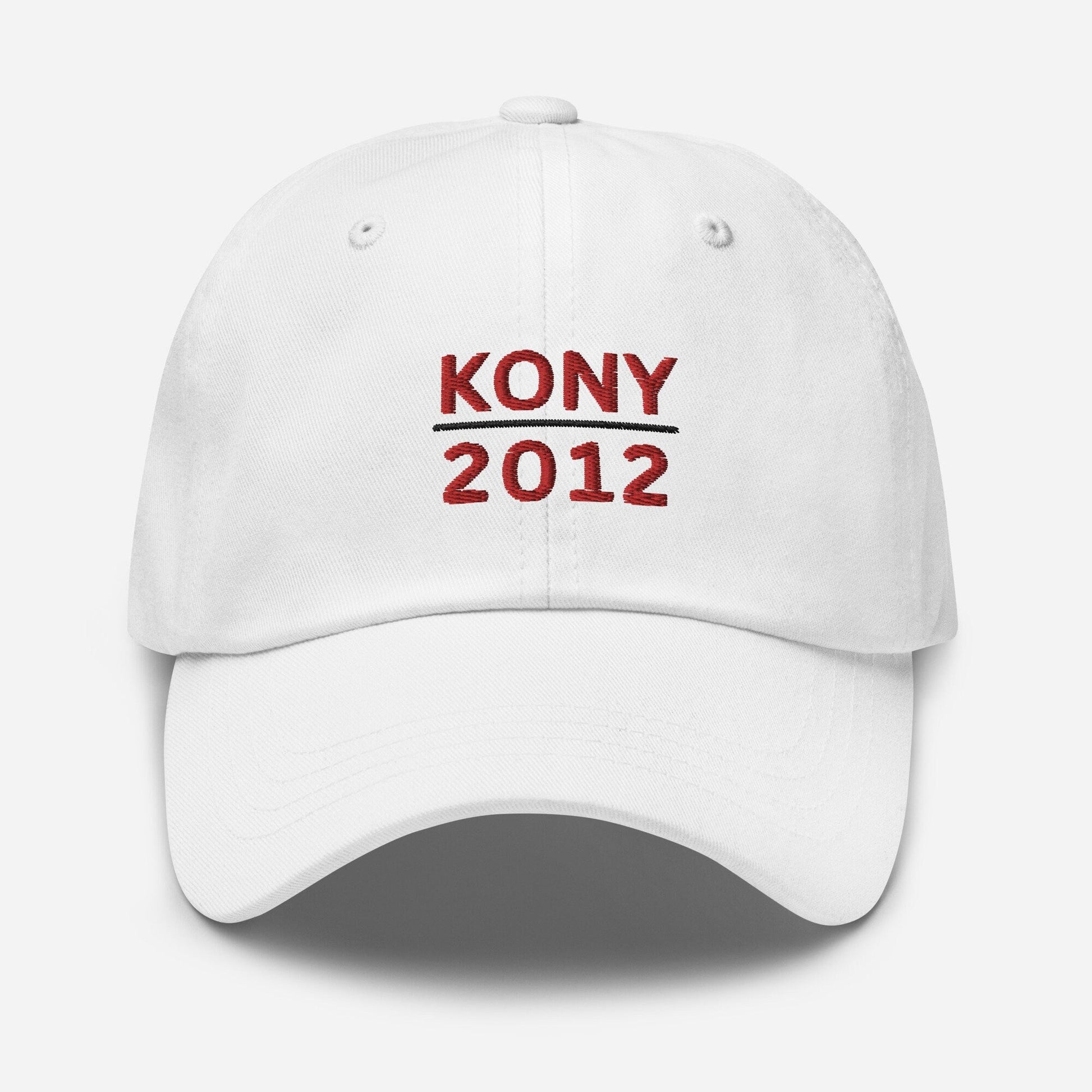 Kony 2012 Dad Hat - 2000's Documentary Scandal - Embroidered Cotton Cap - Evilwater Originals