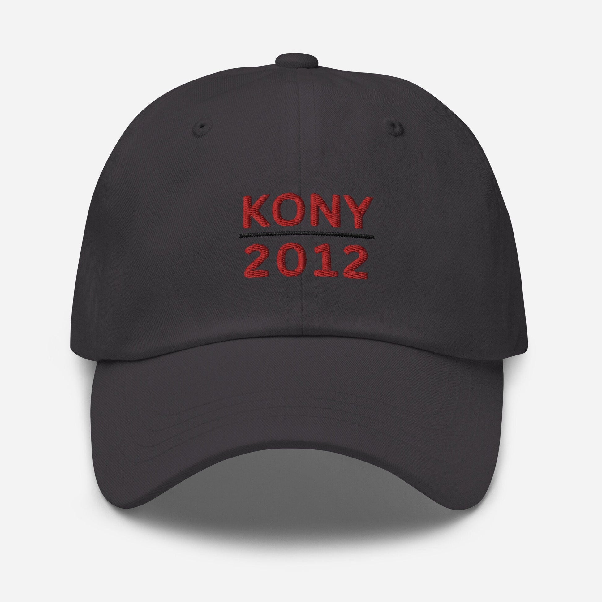 Kony 2012 Dad Hat - 2000's Documentary Scandal - Embroidered Cotton Cap - Evilwater Originals