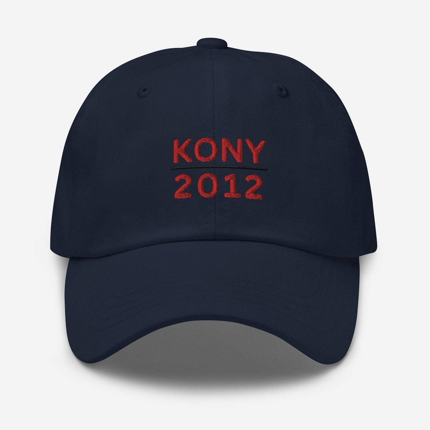 Kony 2012 Dad Hat - 2000's Documentary Scandal - Embroidered Cotton Cap - Evilwater Originals