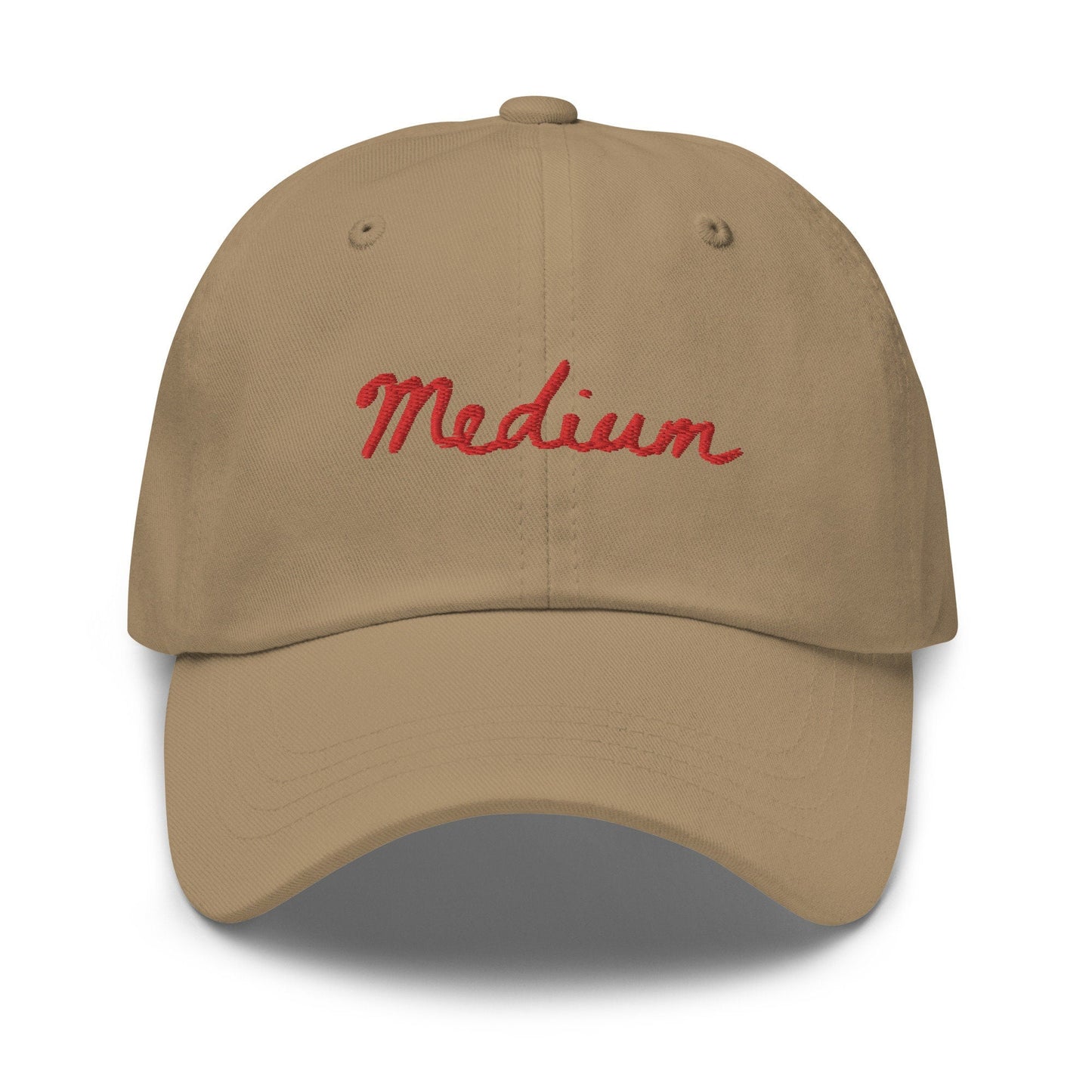 Medium Steak Dad Hat - Steak Doneness - Gift for Dads, bbq fans, steak lovers, carnivores - Minimalist Cotton Embroidered Cap