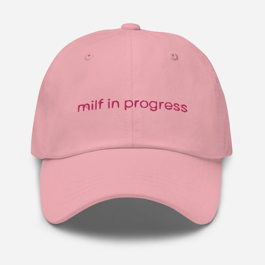 Milf Dad Hat - Sexy gift for New Moms, expecting moms - Embroidered Cotton Cap