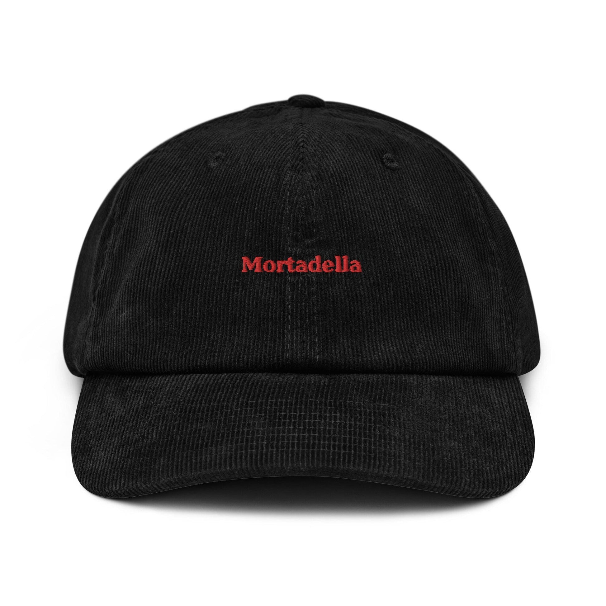 Mortadella Corduroy Dad Hat - Gift for charcuterie and Italian food Lovers - Handmade Embroidered Cap