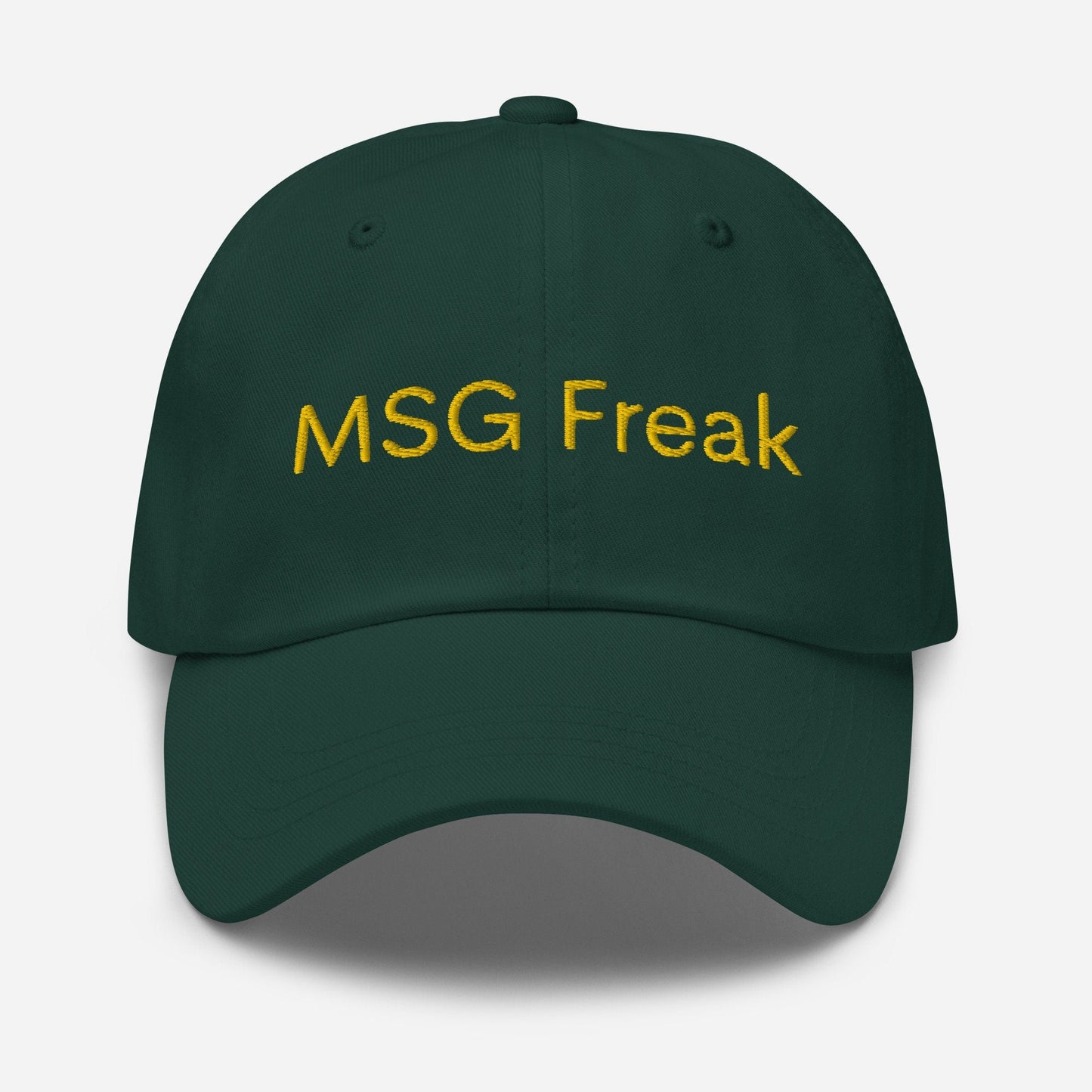 MSG Dad Hat - Gift for food lovers and home cook - Embroidered Cotton Cap
