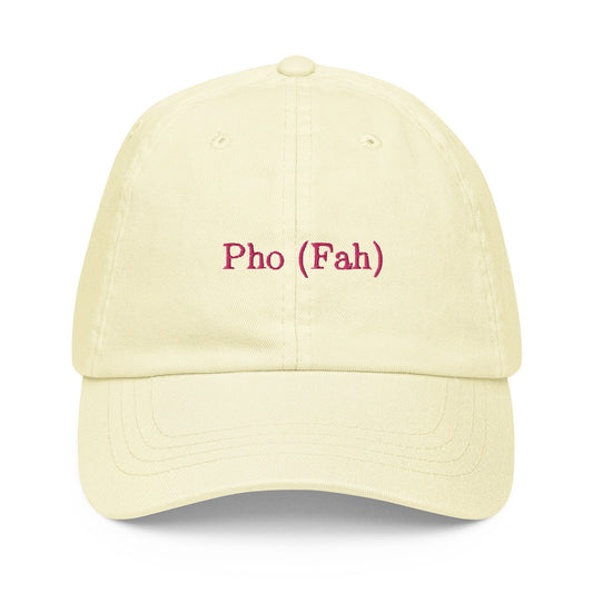 Pho Dad Hat - Gift for Home Chefs and Vietnamese Noodle Soup Lovers - Cotton Embroidered Cap - Evilwater Originals