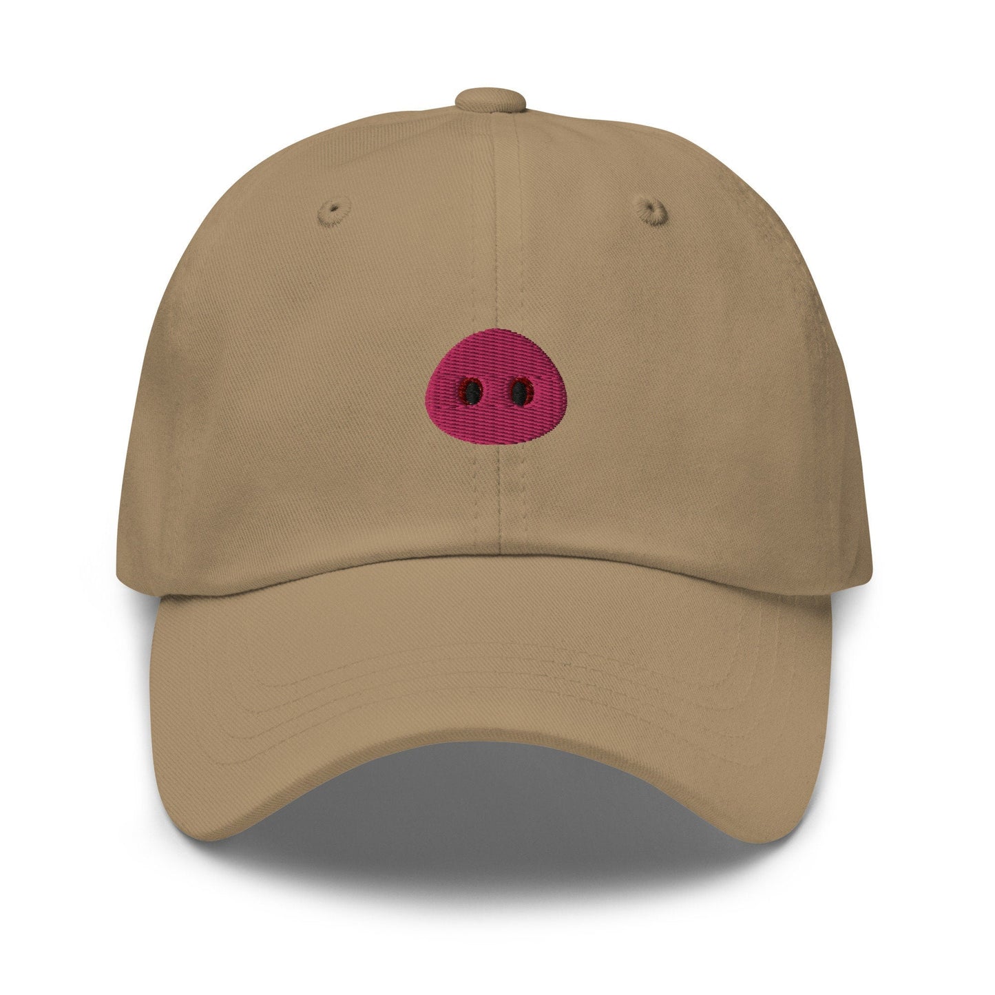 Pig Snout Hat - Embroidered Cotton Cap - Evilwater Originals