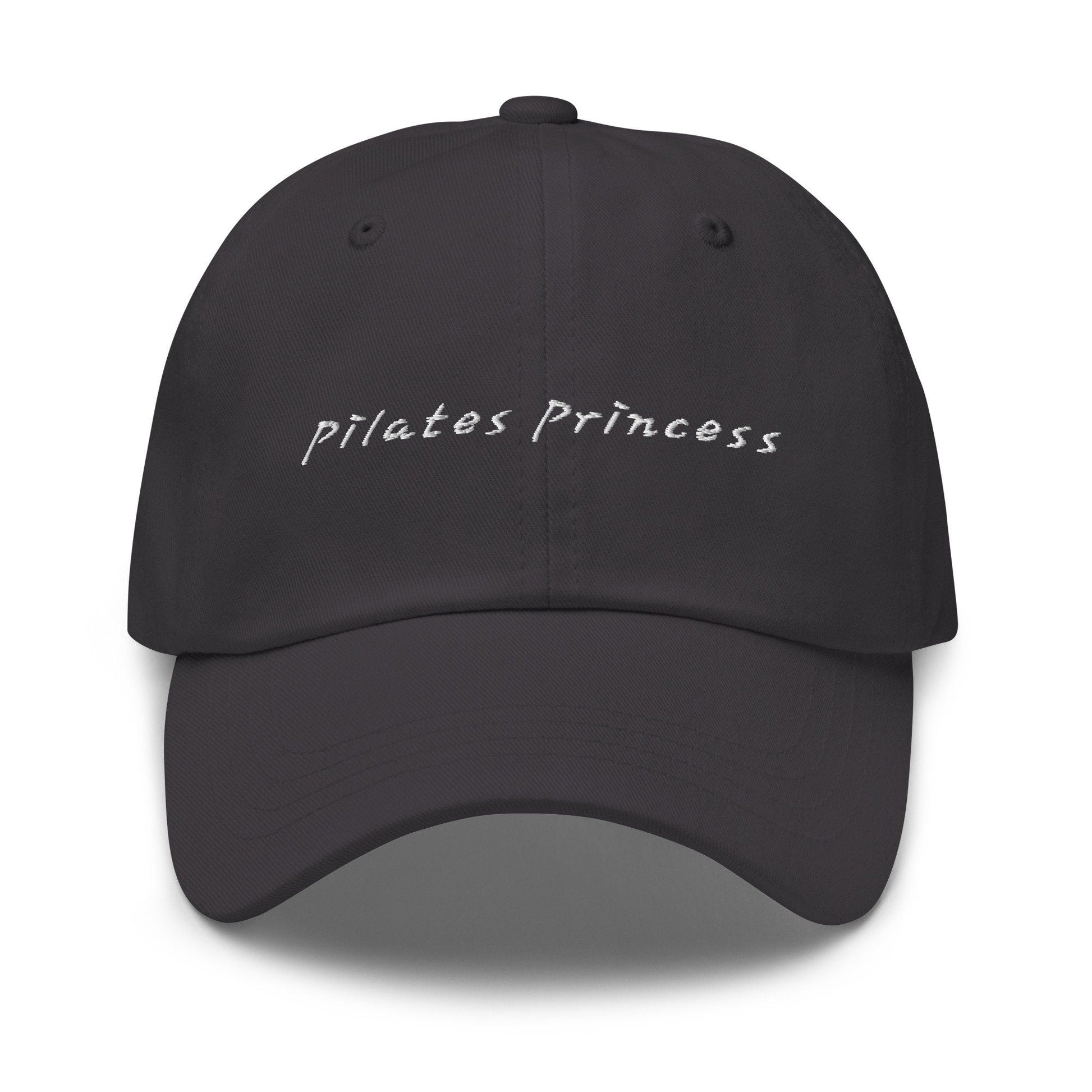 Pilates Princess Hat - Fitness Gift - Minimalist Cotton Embroidered Cap copy - Evilwater Originals