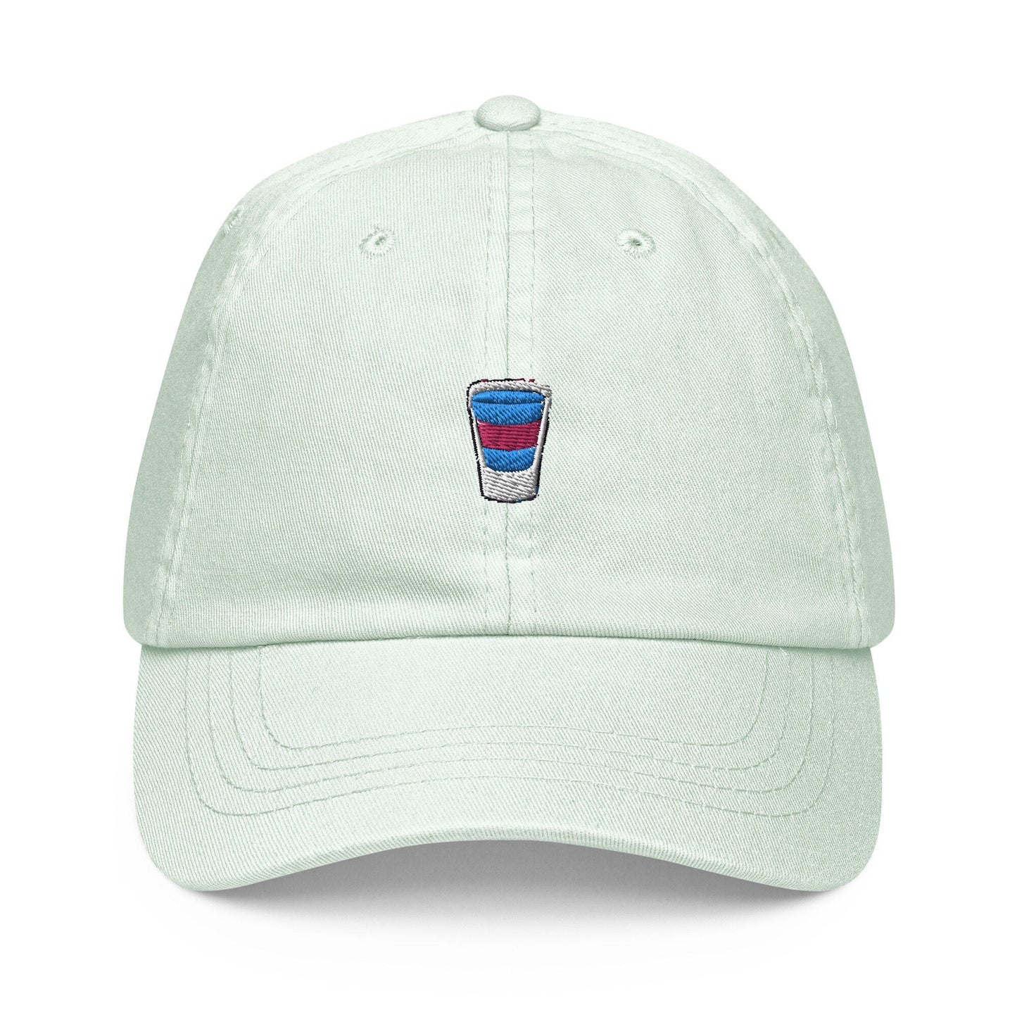Pornstar Shot Dad Hat - Gift for Mexican Spirit Lovers and Party Goers - Pastel Cotton Embroidered Cap - Evilwater Originals
