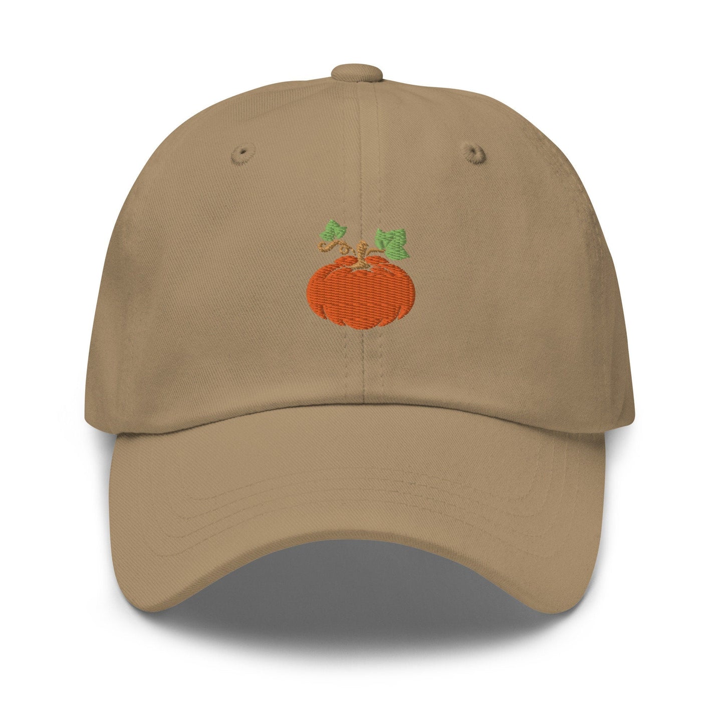 Pumpkin Hat - Autumn, Halloween, Fall, Thanksgiving Gear - 100% Embroidered Cotton Dad Hat - Multiple Colours - Evilwater Originals